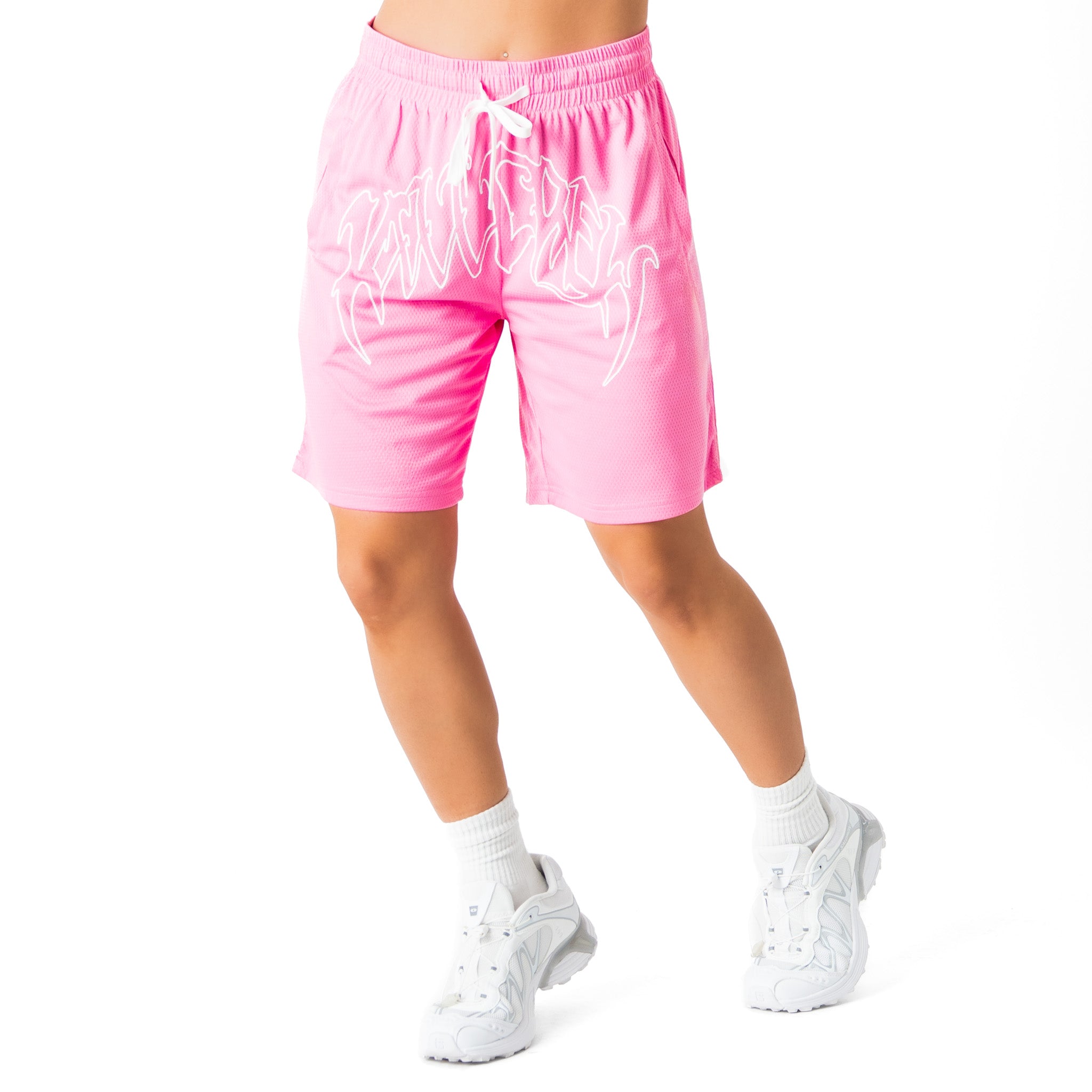 RELAXED CUT SHORTS CLASSIC - PINK / WHITE