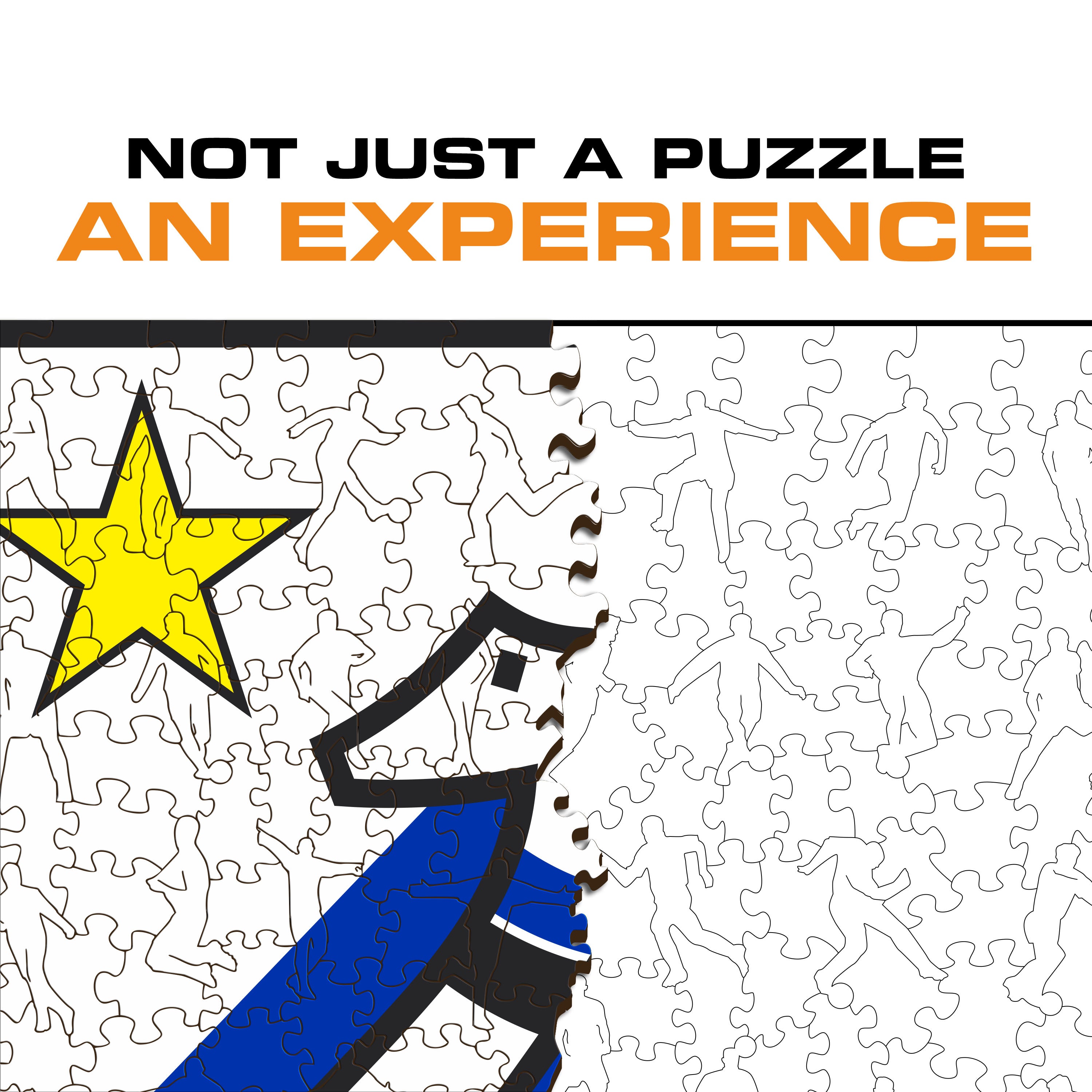 FC Inter® Retro Logo - Wooden Puzzle