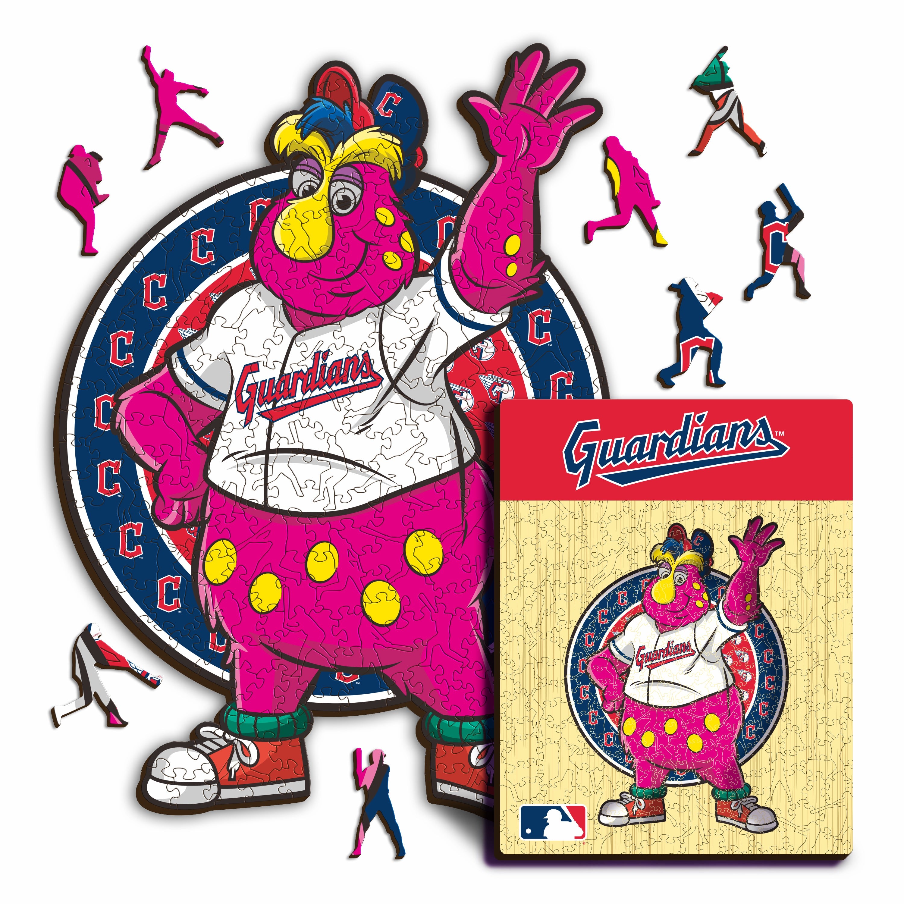 2 PACK Cleveland Guardians™ Logo + Mascot