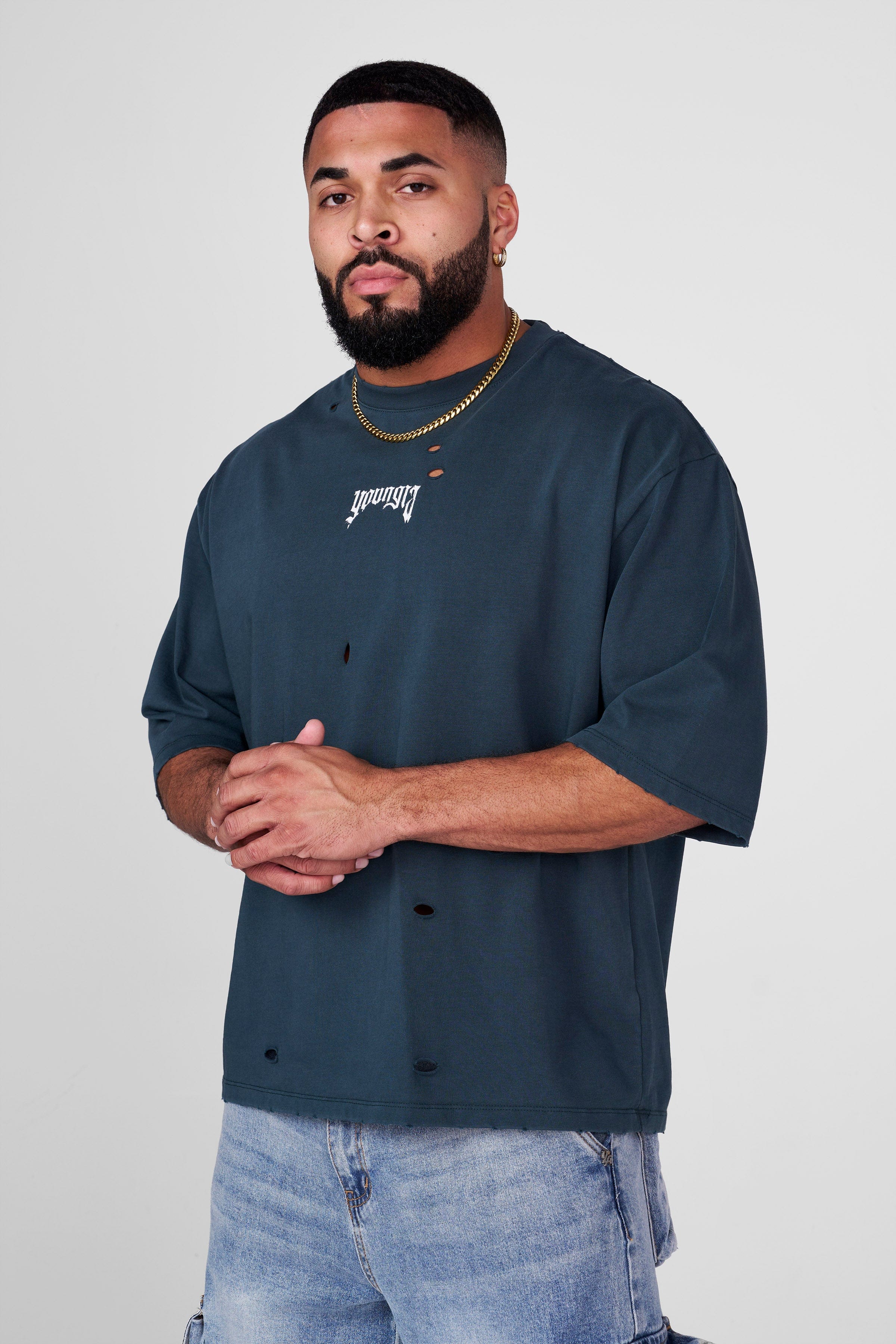 4144 - Distressed Tees