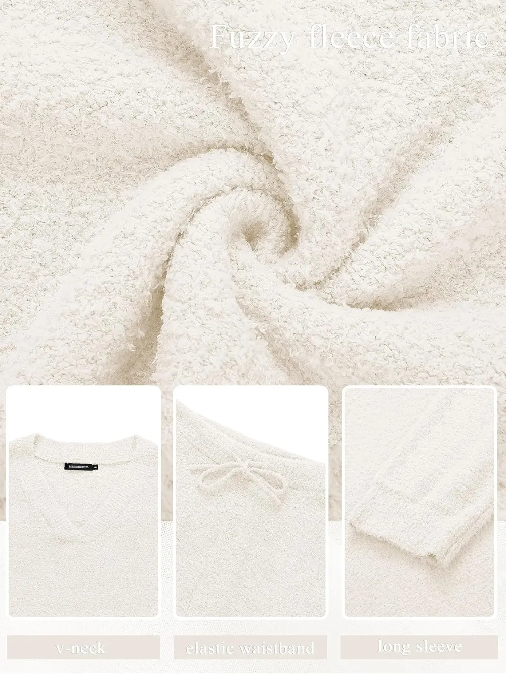 Women's Lounge Sets 2025 Fall Fashion 2 Piece Outfits Sweater Pajama Set