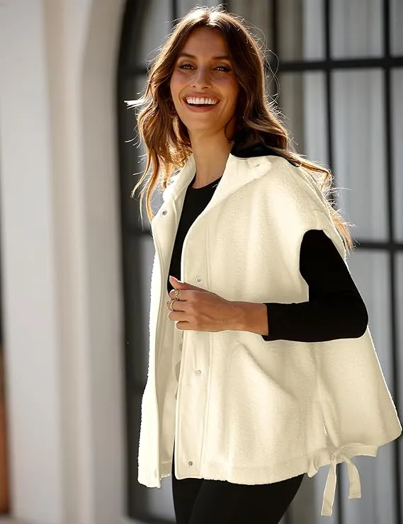 Women Warm Sherpa Fleece Vest