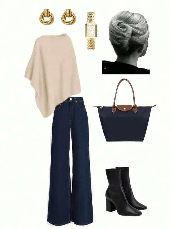 Women's Plain Loose Elegant Fashion Sweater Shawl