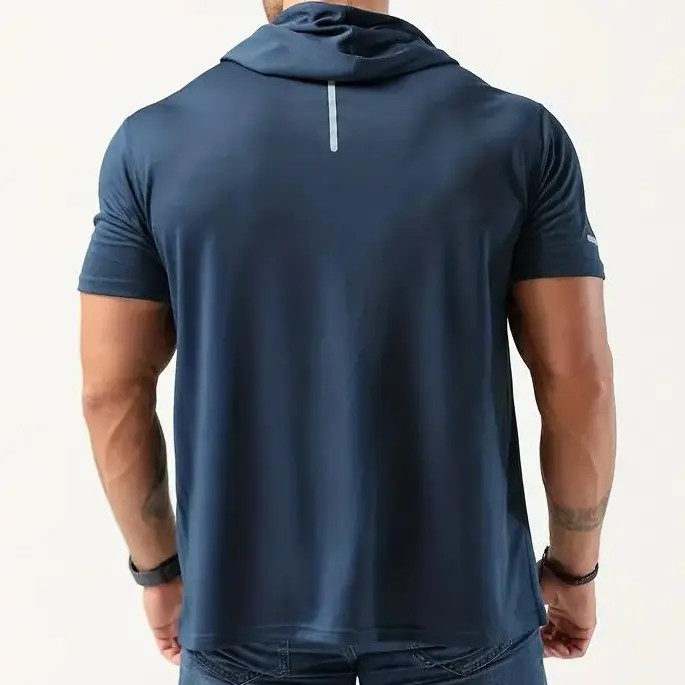 Men's 4-Pack Mesh Hooded Athletic Shirts – Quick Dry Basketball Sportswear