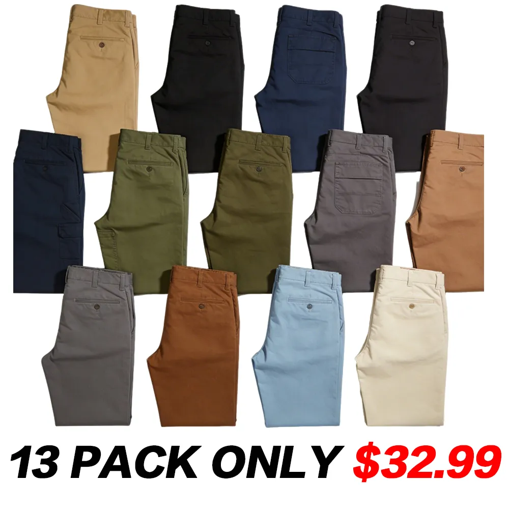 Mens 16-PACK Relaxed Fit Duck Carpenter Pants-Original 874® Work Pants