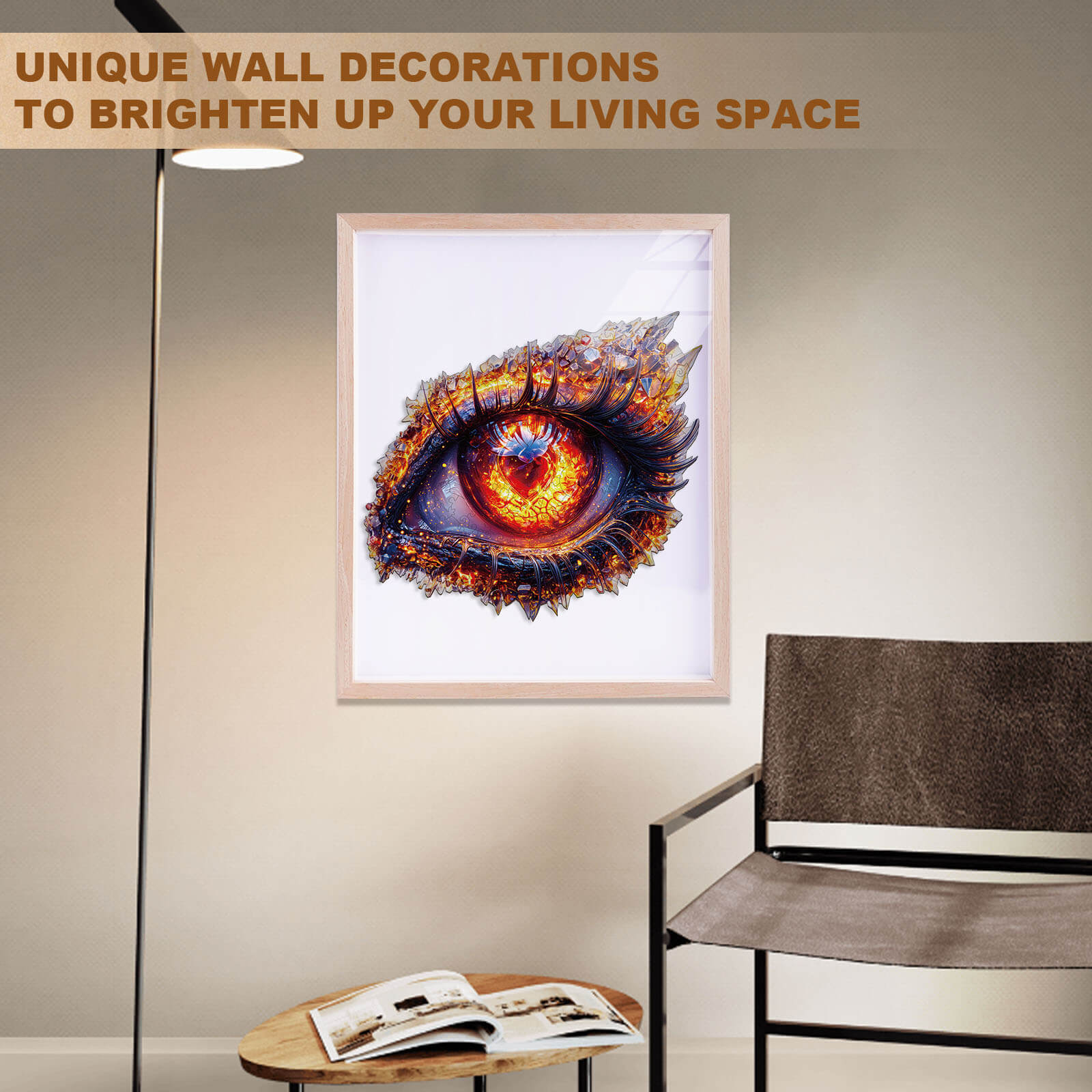 Ember Eye Wooden Jigsaw Puzzle