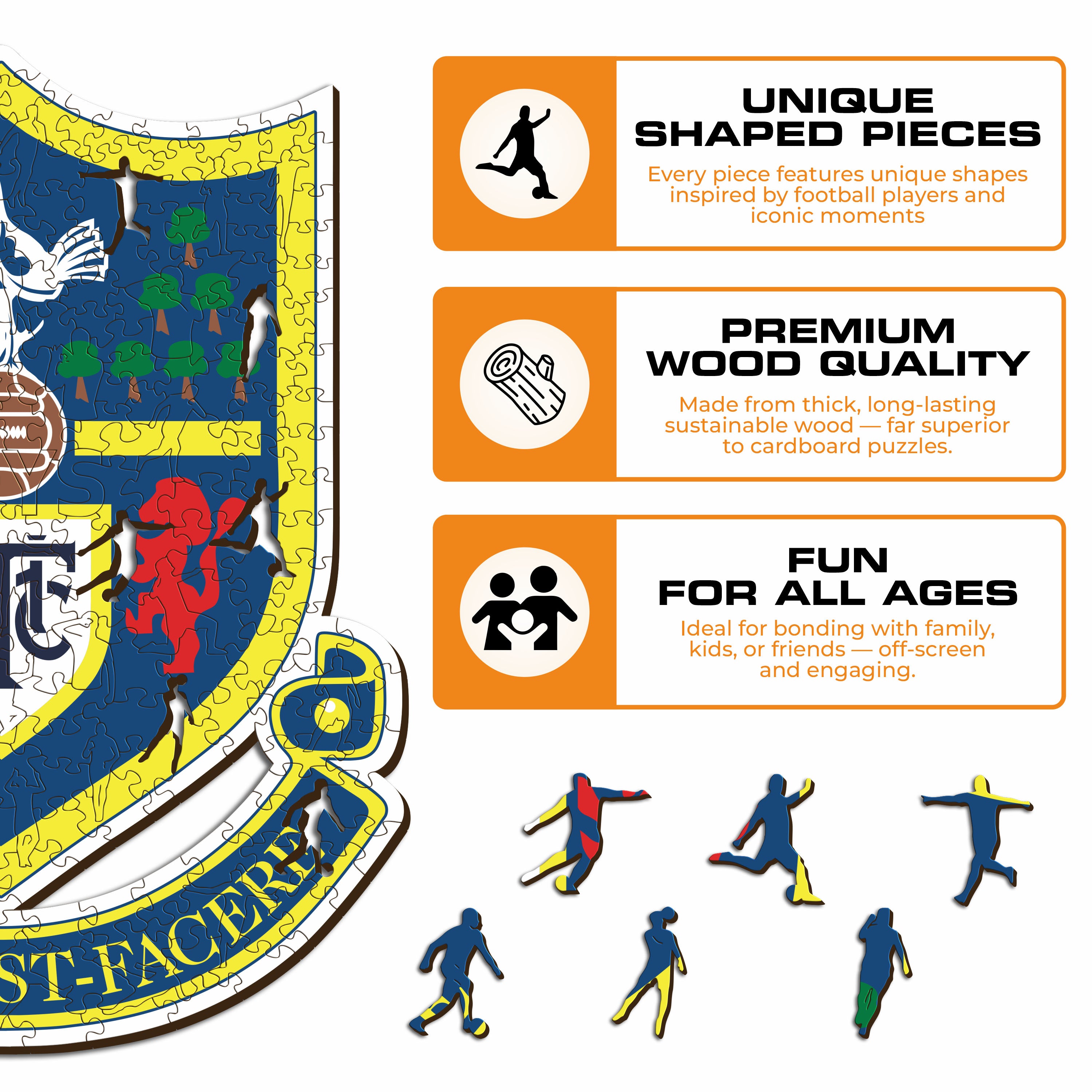 Tottenham Hotspur FC® Retro Logo - Wooden Puzzle