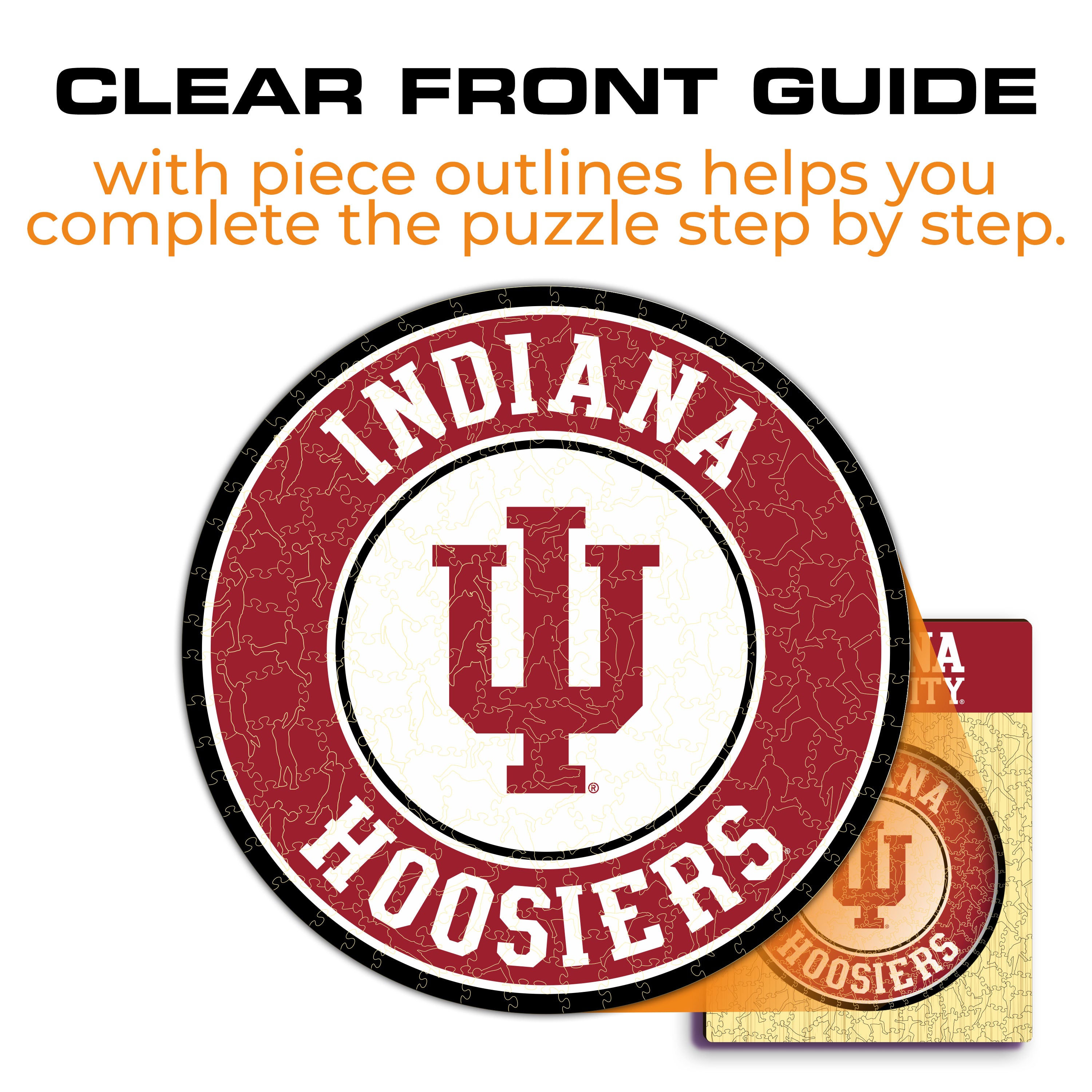 Indiana University - Wooden Puzzle