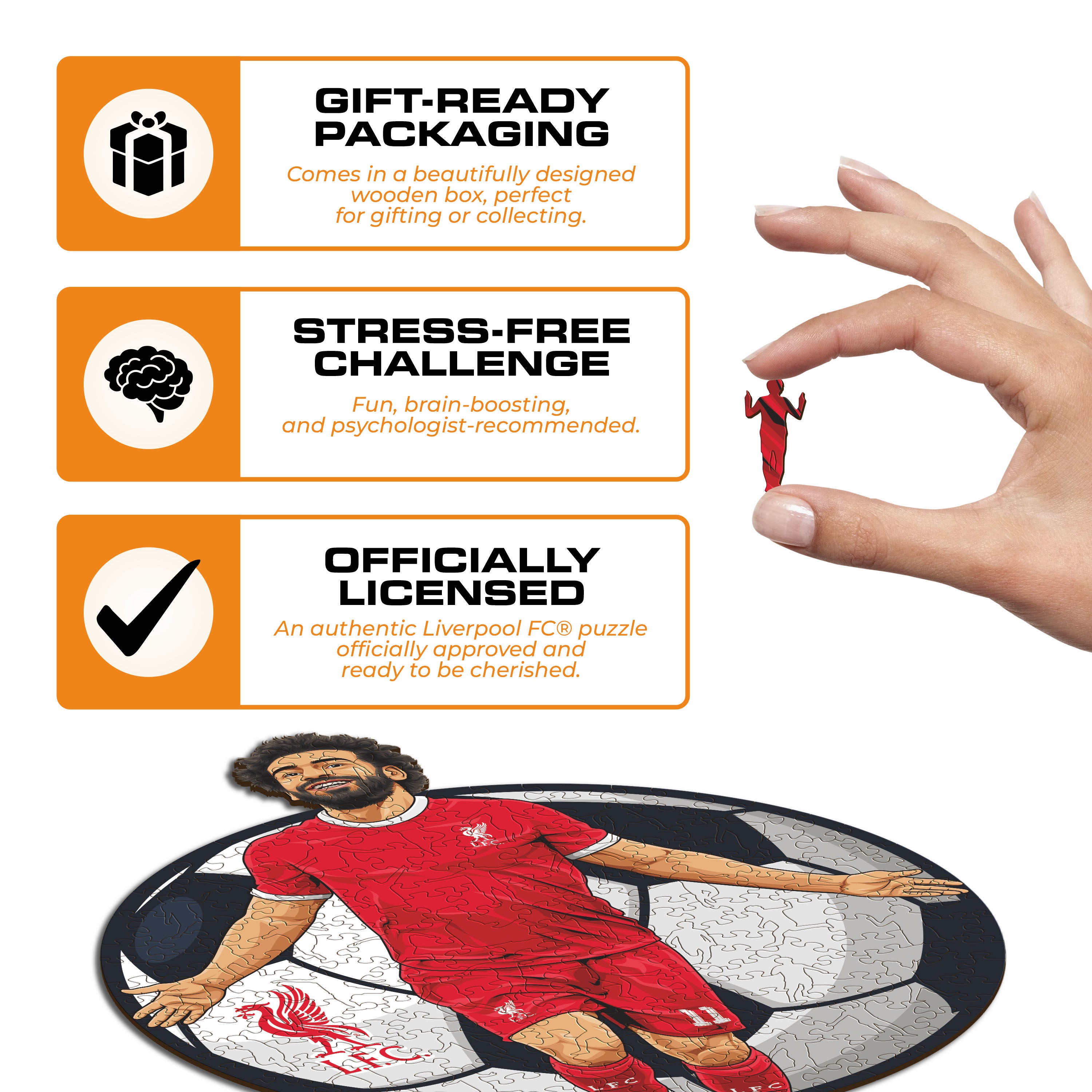 Mohamed Salah - Wooden Puzzle