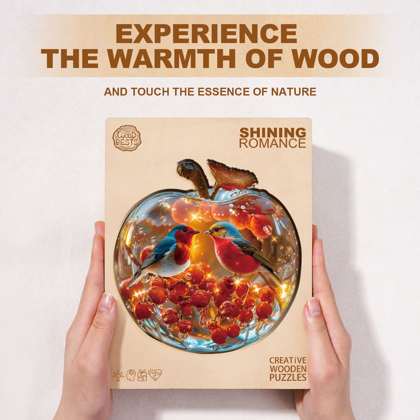 Shining Romance Wooden Jigsaw Puzzle