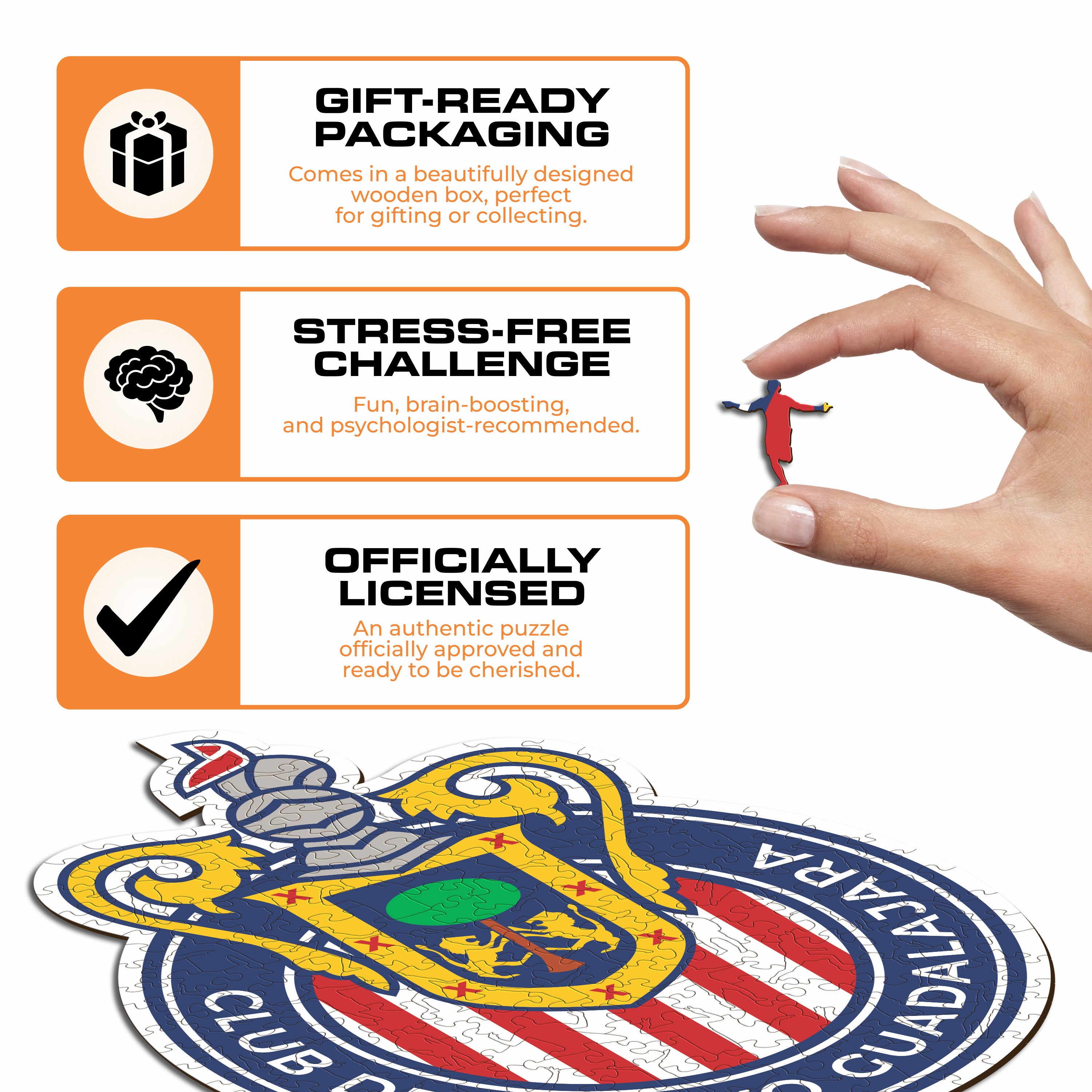 Chivas Guadalajara® Logo - Wooden Puzzle