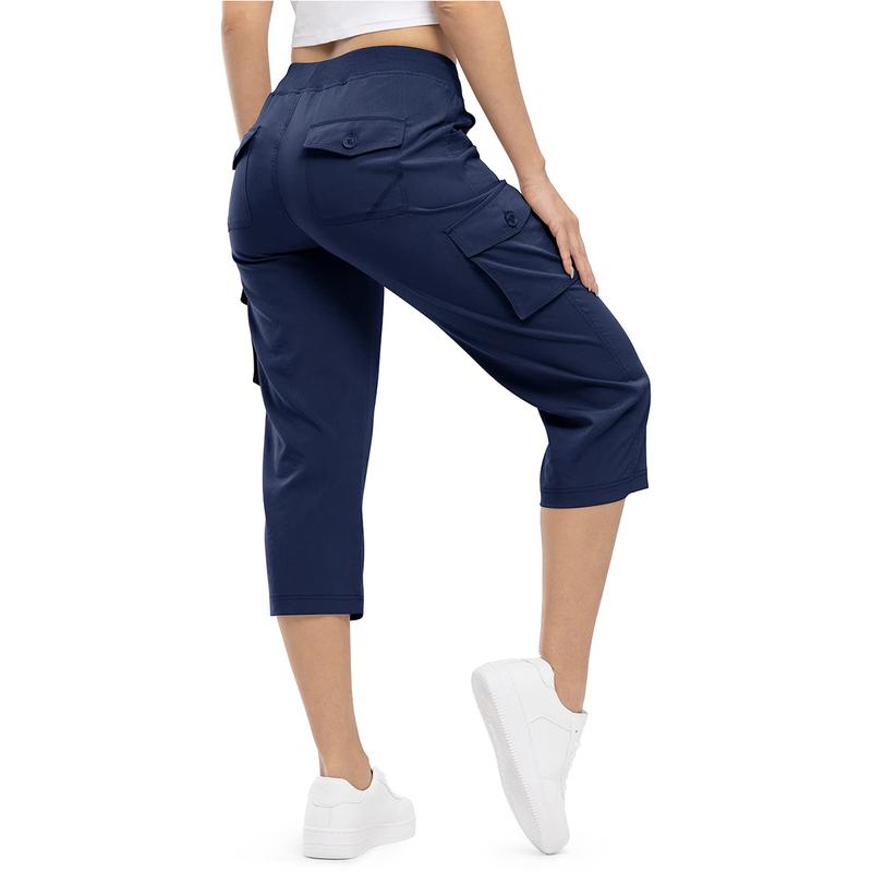 Women’s Lightweight Quick-Dry Capri Cargo Pants