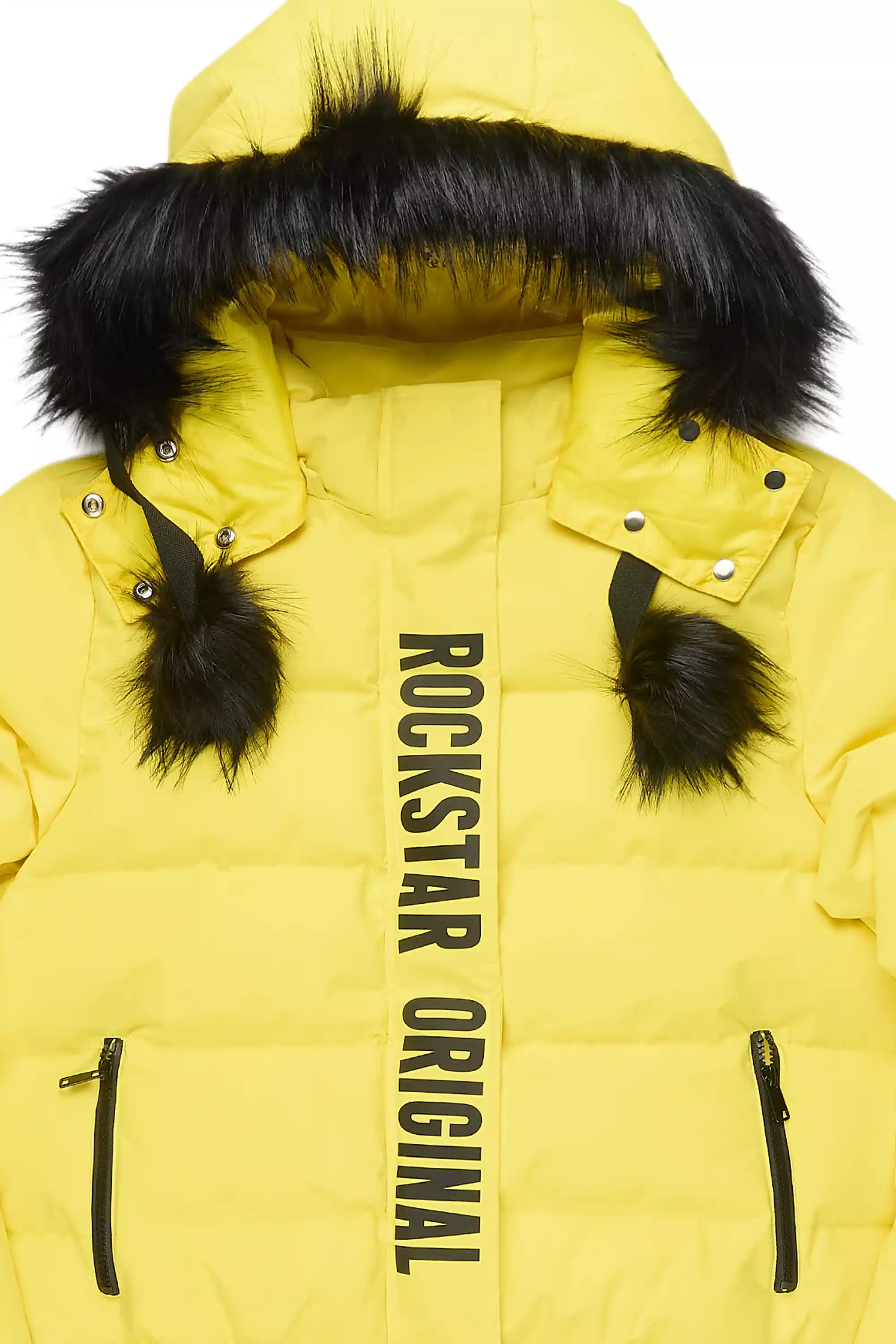 Keoni Yellow Puffer Jacket