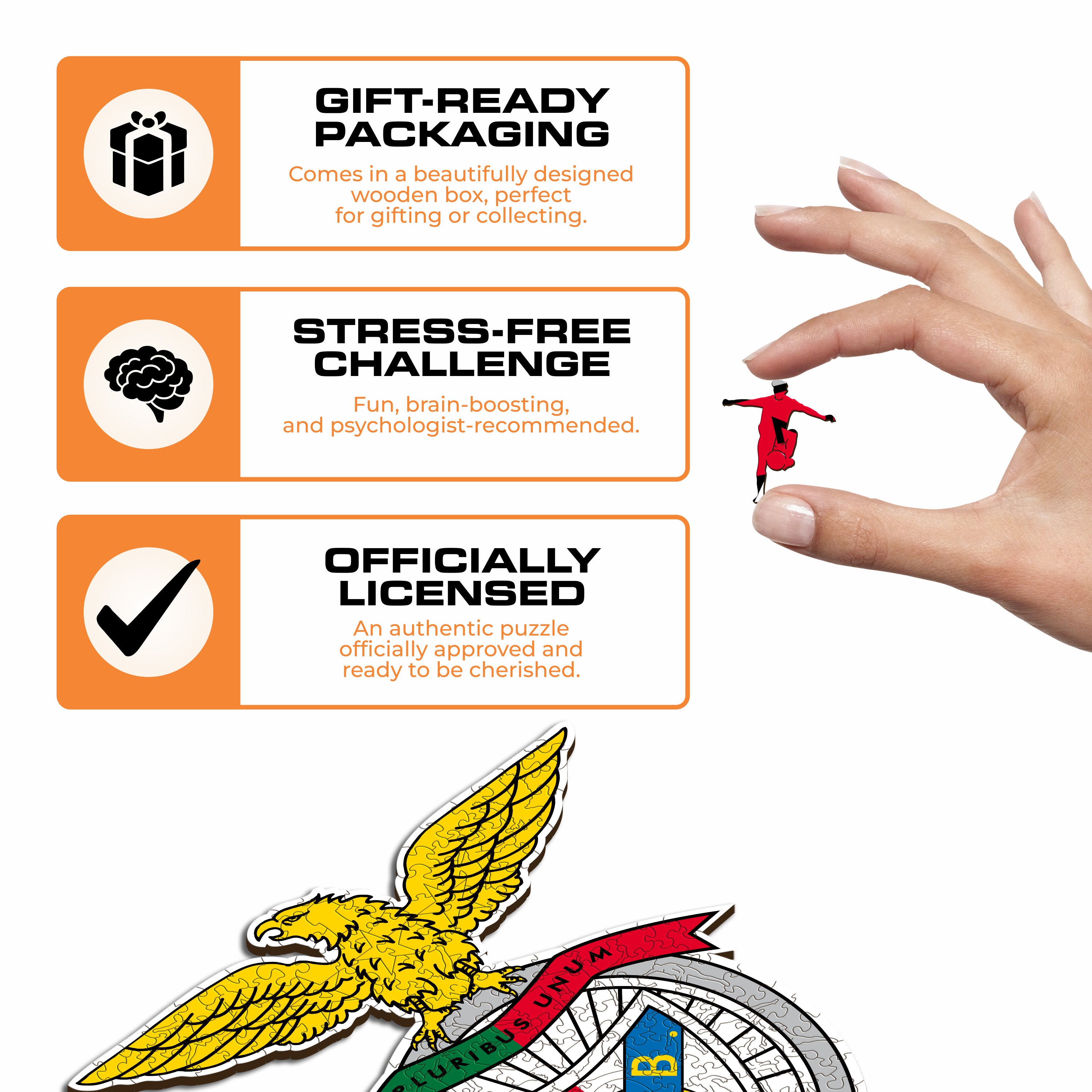 SL Benfica® Logo - Wooden Puzzle