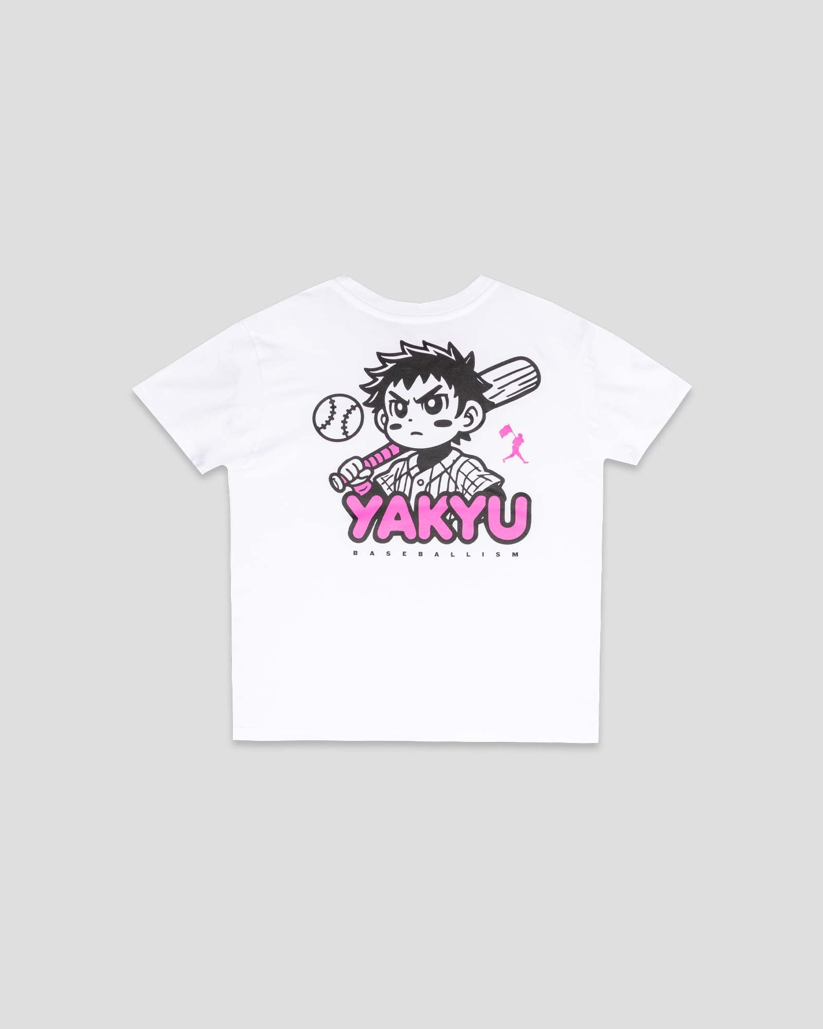 Yakyu Anime T-Shirt (White) - Youth