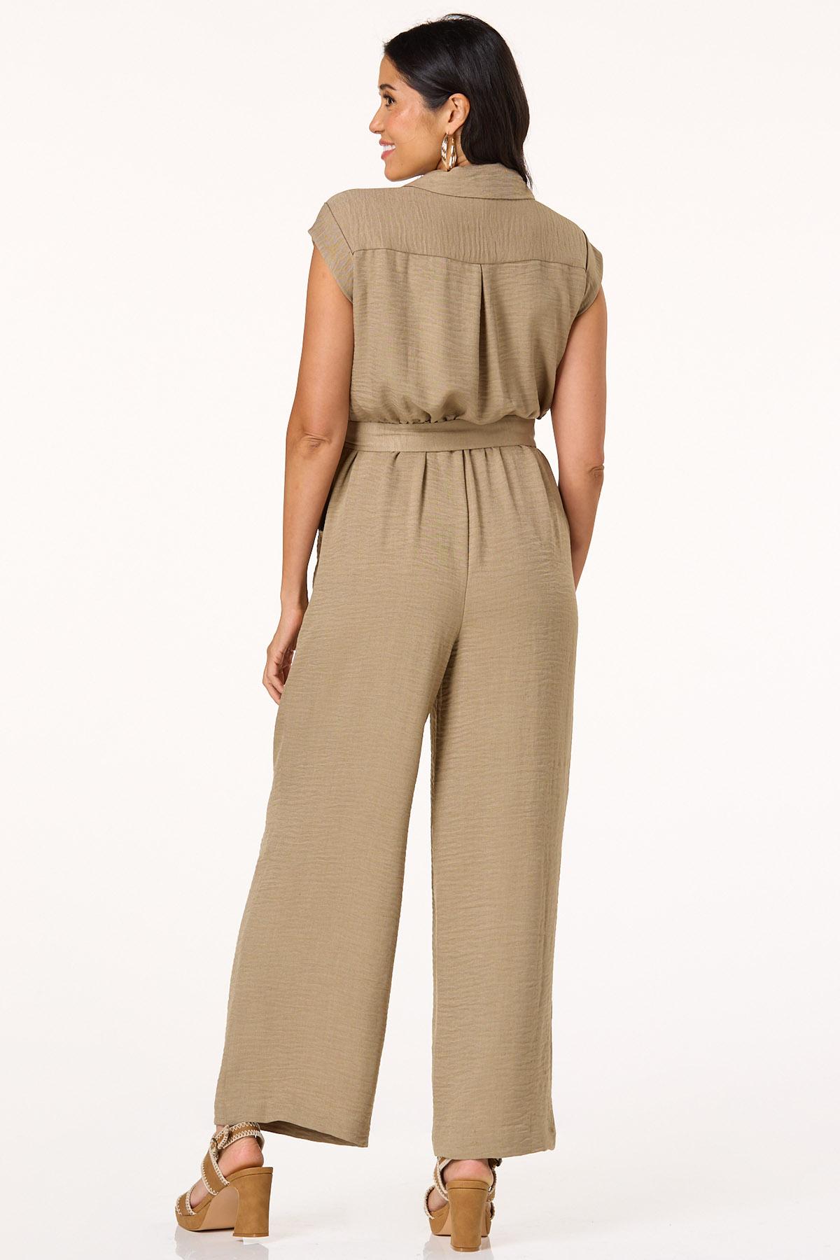 Flowy Belted Jumpsuit