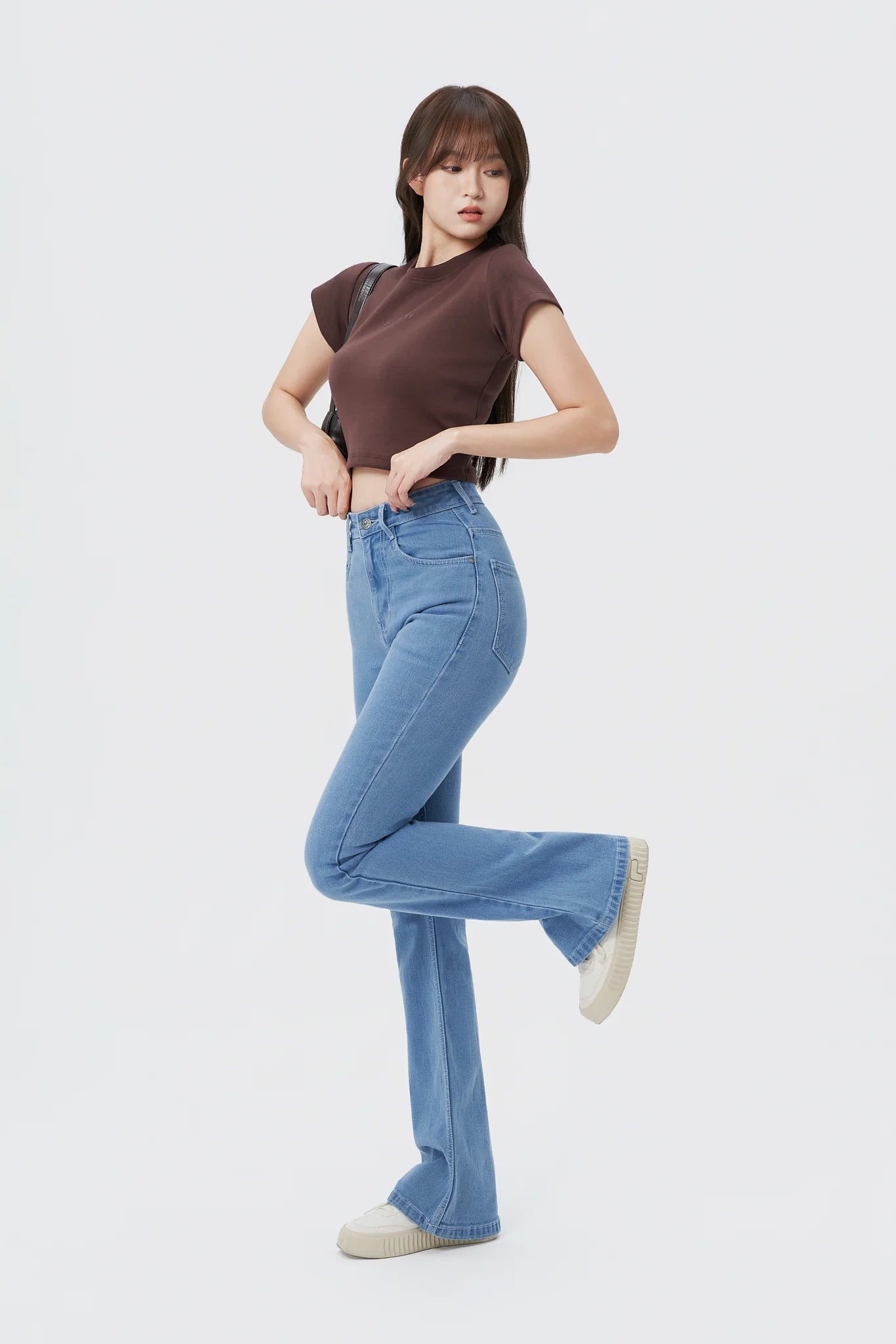 Baby Blue Bootcut Flare Jeans