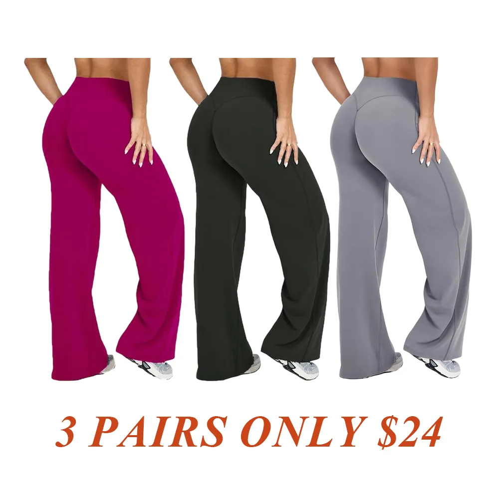 Straight Leg Bottoms Fitness Gymwear Women Workout Leggings