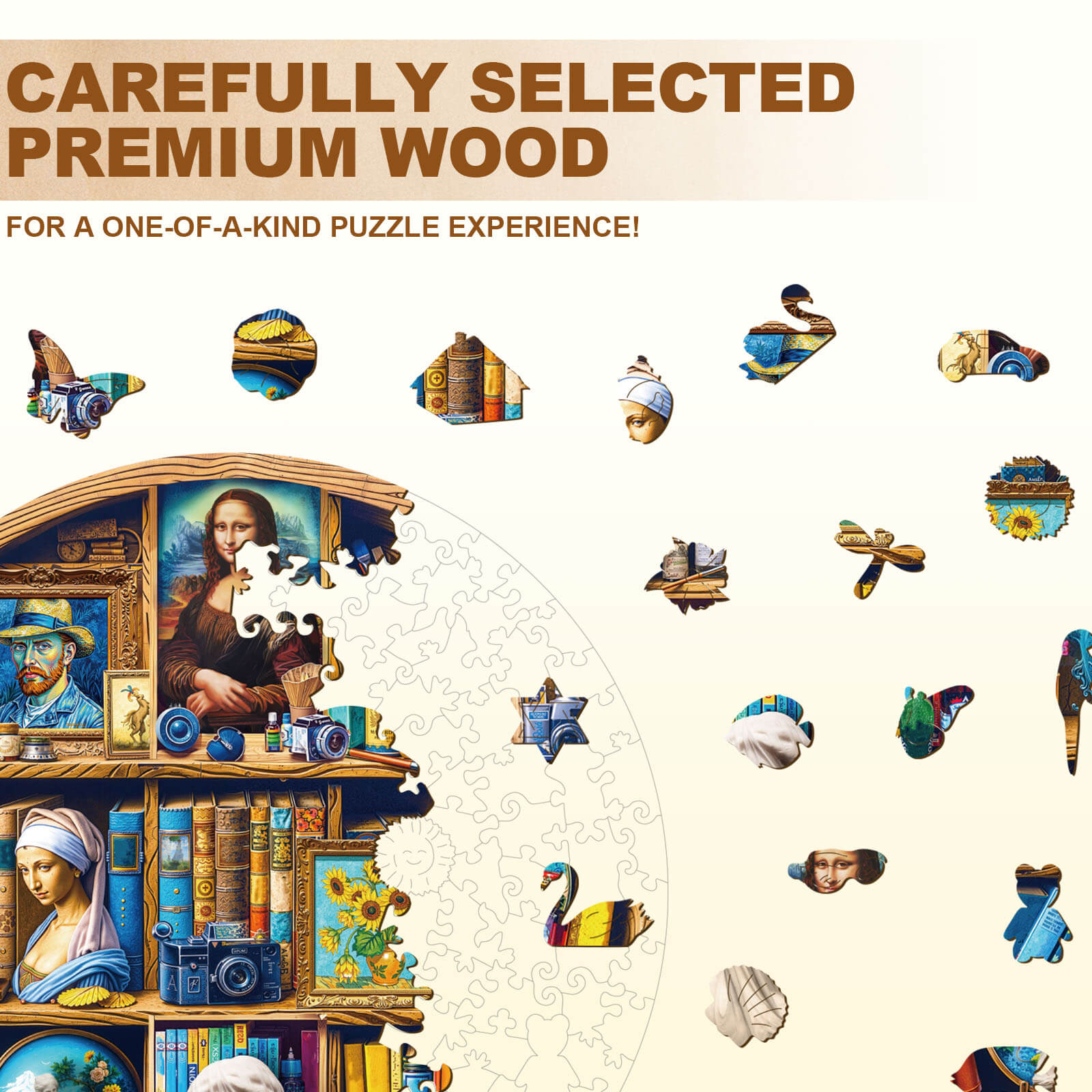 Artist Closet Wooden Jigsaw Puzzle