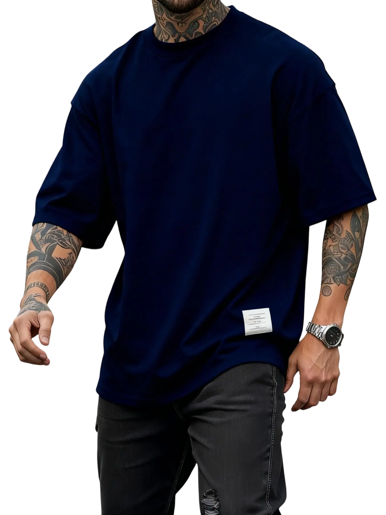 Men's Plus Size Round Neck Short Sleeve Shirt, Ultra Comfortable Everyday Wear, Casual Streetwear Oversized Style, Perfect for Daily Use