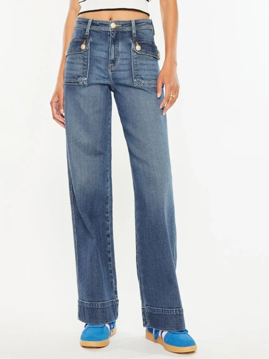 Full Utility Wide Leg Jeans