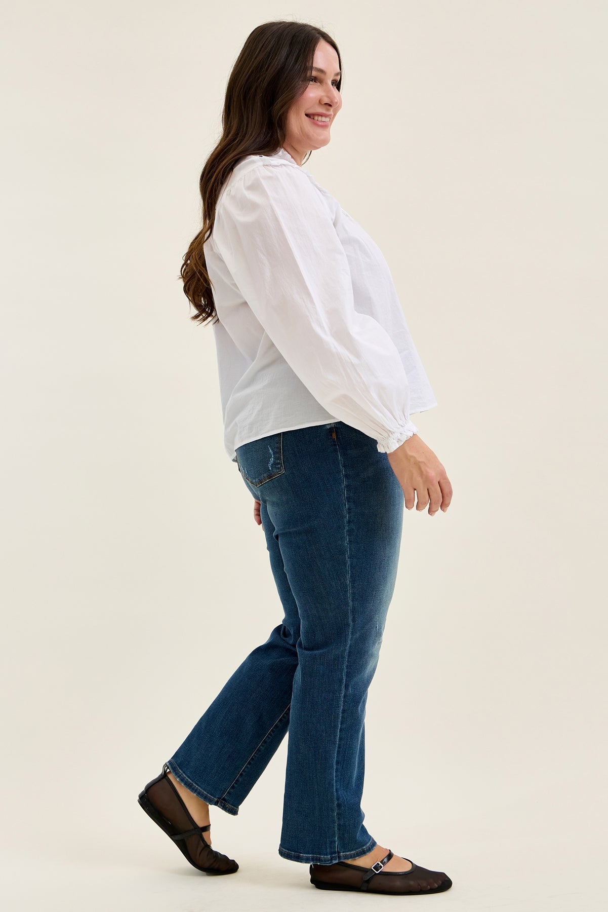 Kimberly Straight Fit (Dark Wash) - PLUS