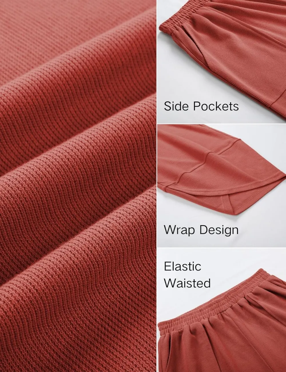 Women's Wide Leg Harem Pants Casual Palazzo Pants with Pockets High Waist Relaxed Fit