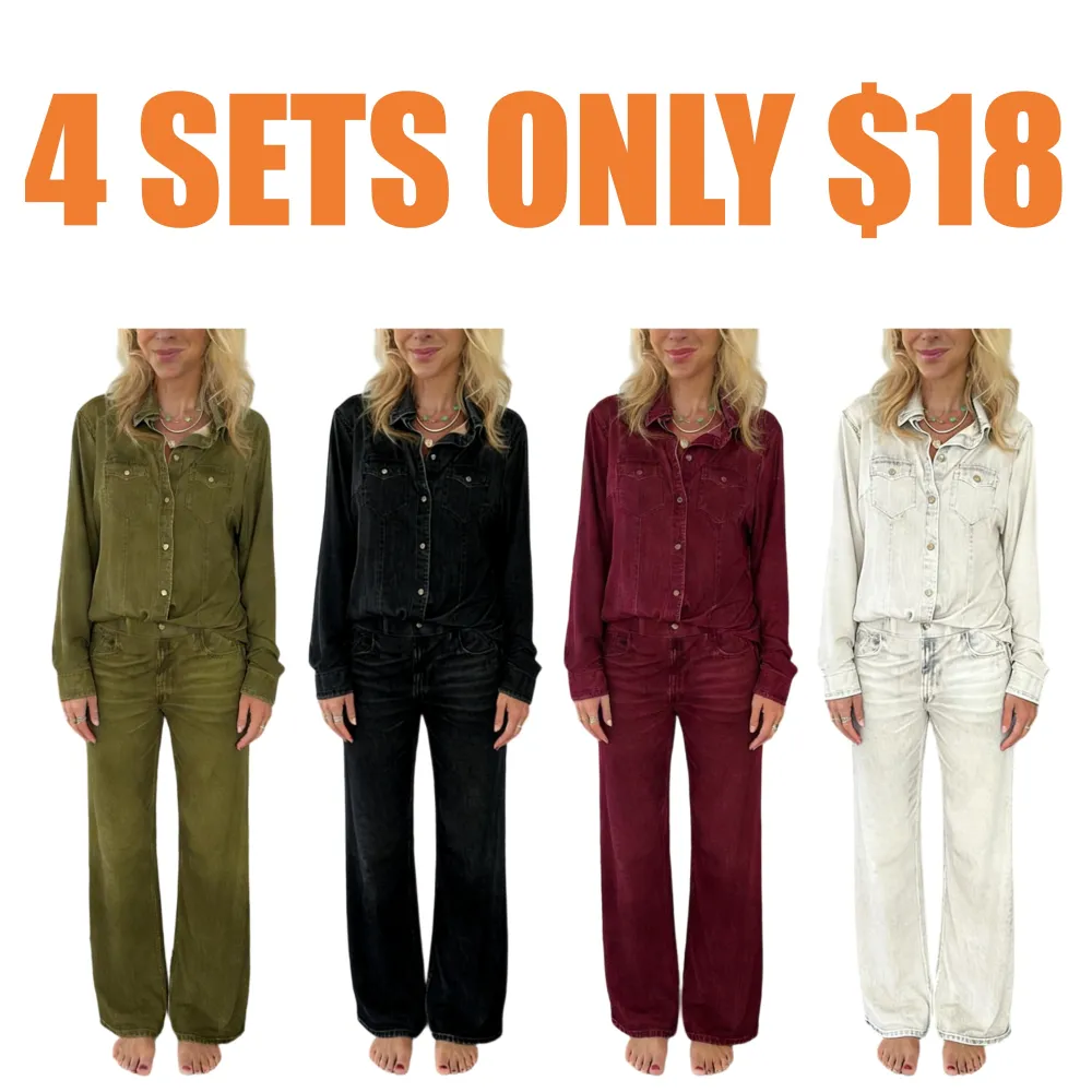 Denim Dreams Pajama Set