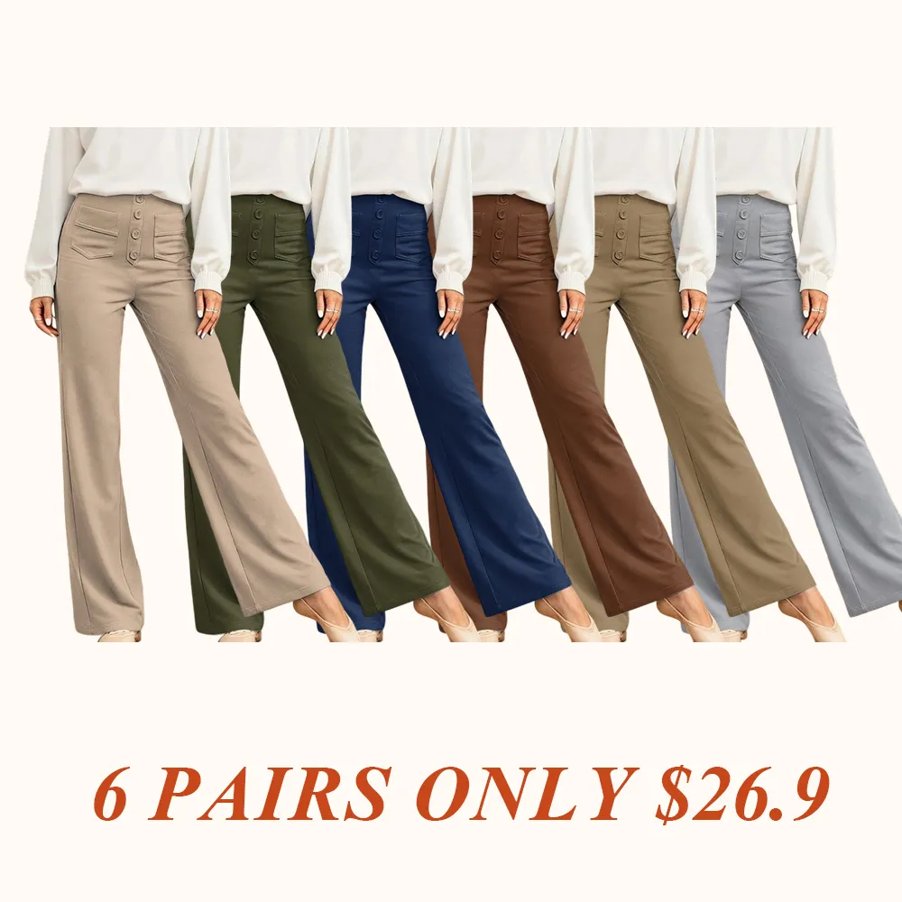 Women's High Waist Casual Pants