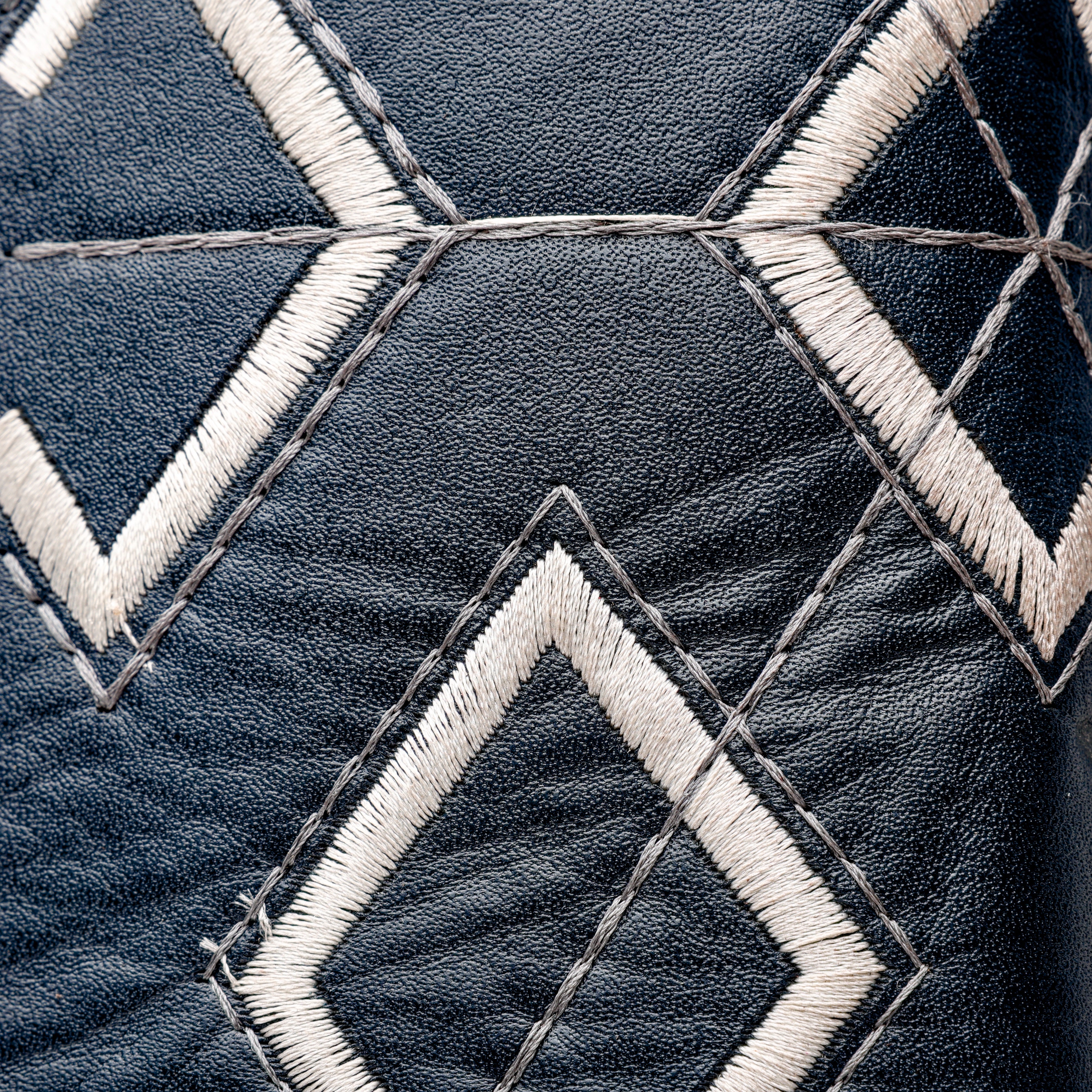 Natural Python Leather Boots - Square Toe