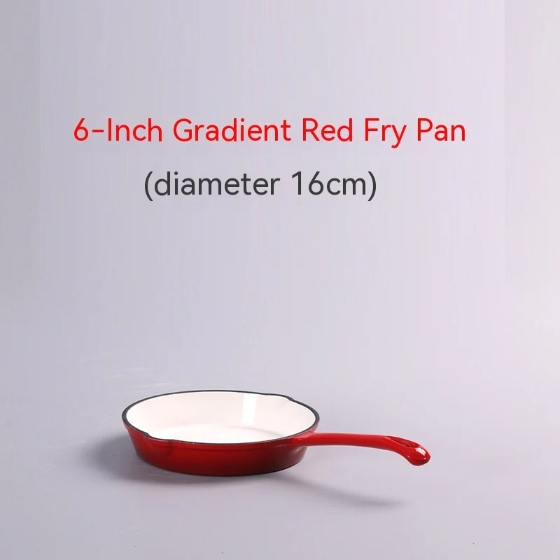 Household Enameled Cast-iron Cookware Omelet Steak Non-stick Integrated