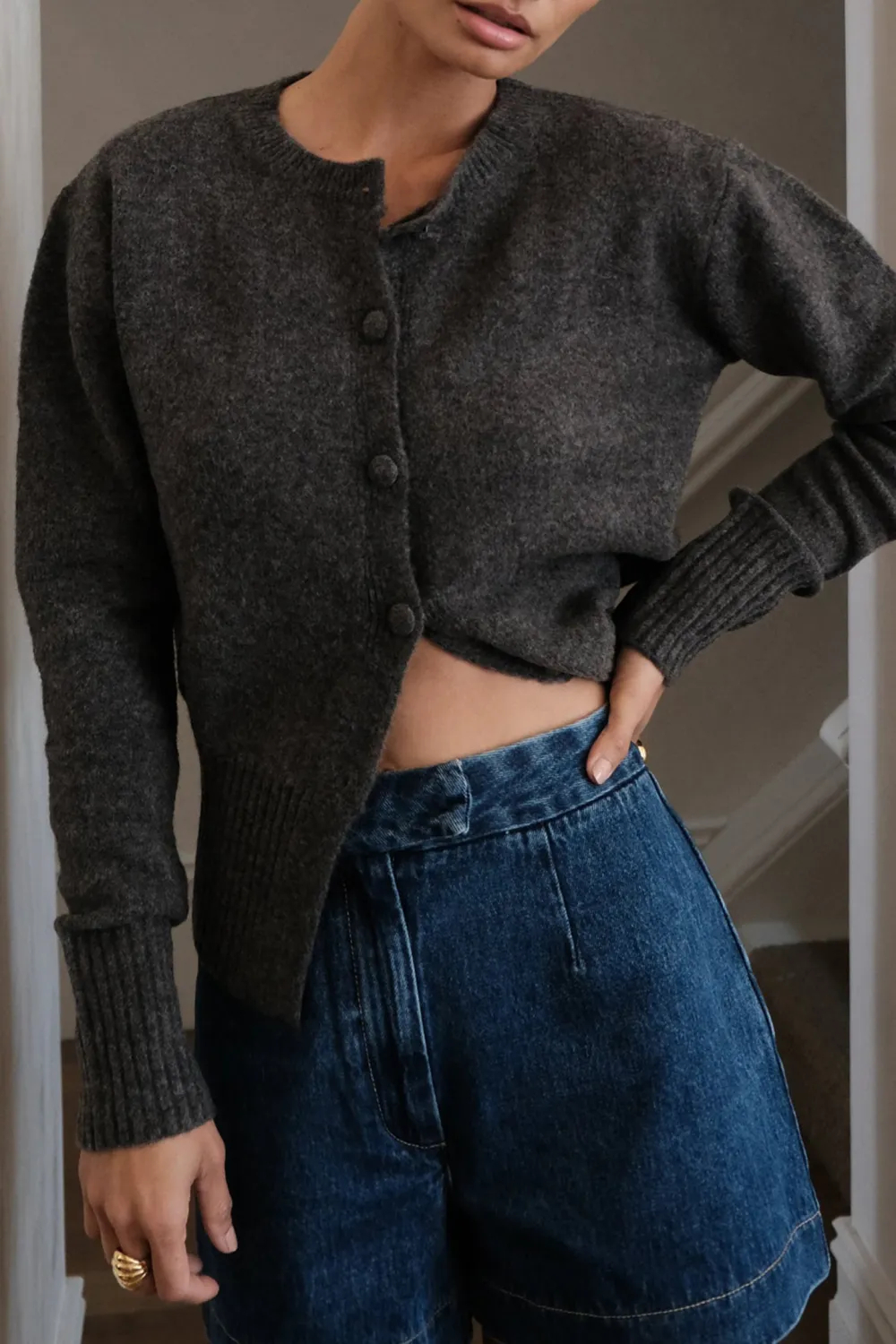 Oversized Knit Cardigan