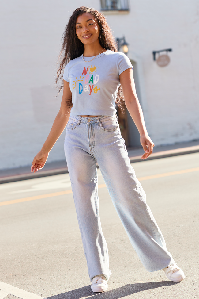 No Bad Days Blue Baby Graphic Tee