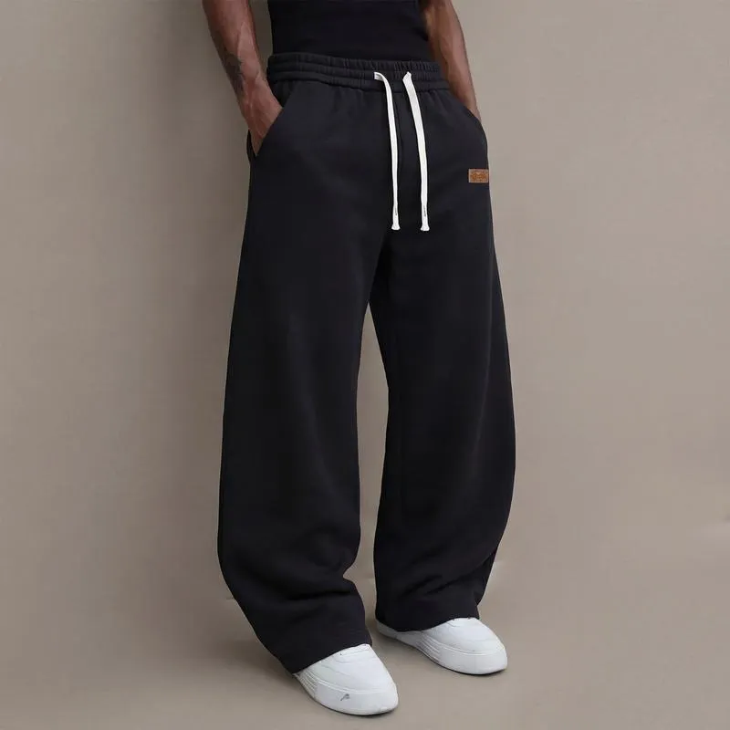 Men's Casual Pants Cotton Blend Stretch Comfortable Sports Casual Trousers