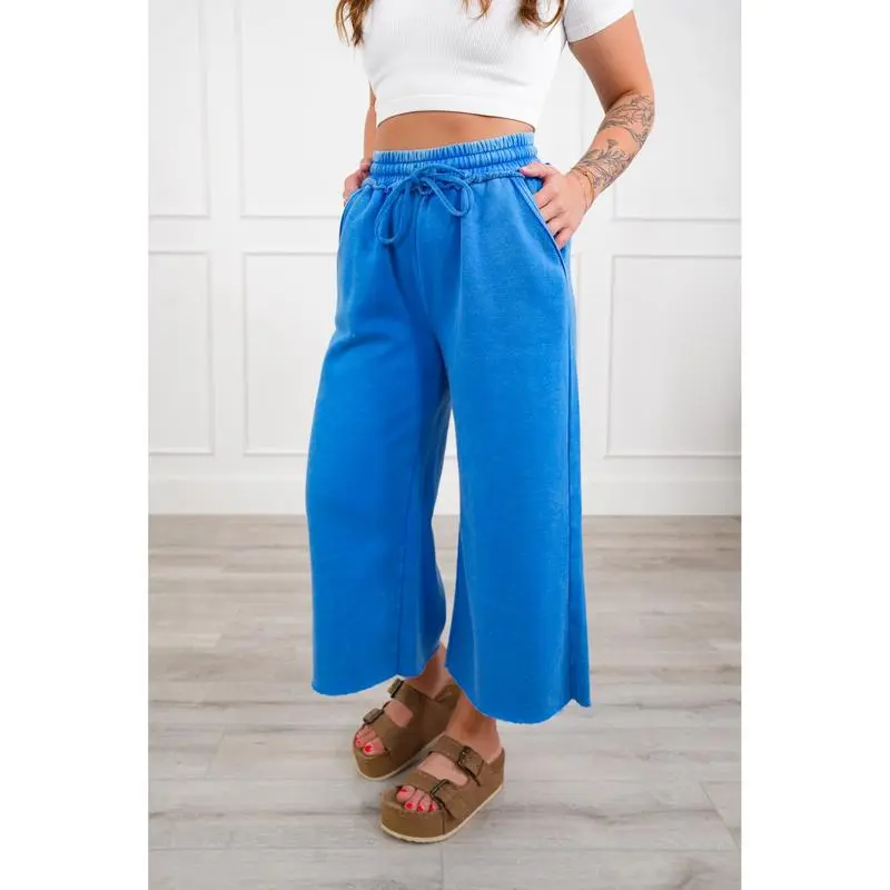Limited-Time Fleece Palazzo Pants - Stylish Acid Wash(Just $3 Each!)