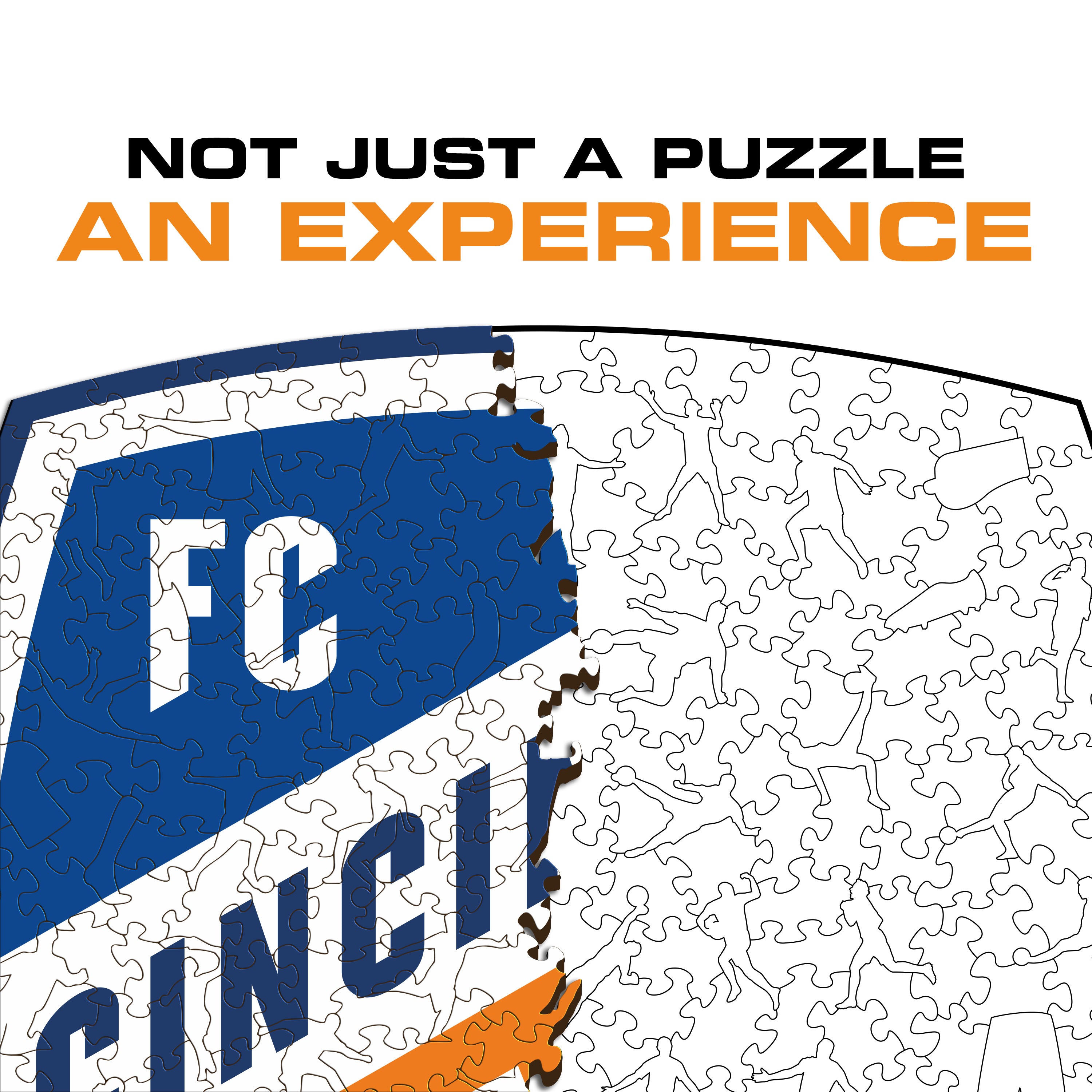 FC Cincinnati® Logo - Wooden Puzzle