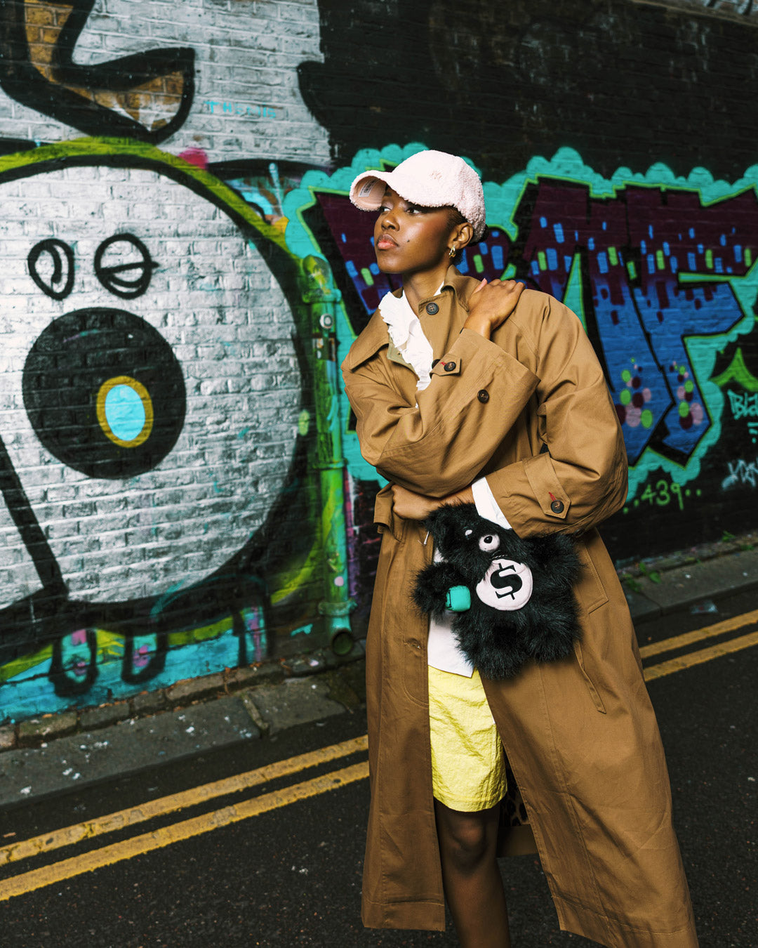 FURZILLA SHARK (NIGHT) BEAR CUB CROSSBODY