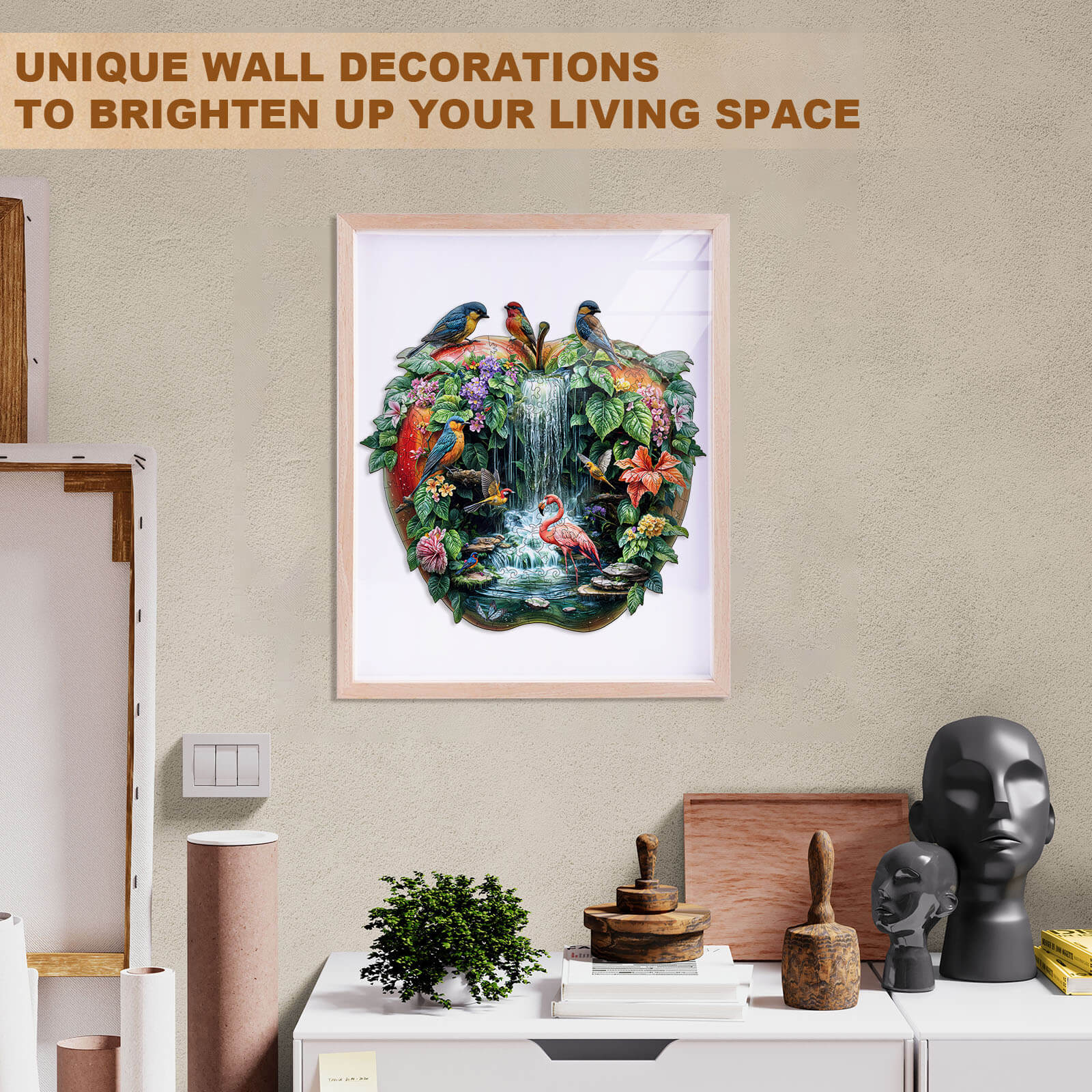 Paradise Garden Wooden Jigsaw Puzzle