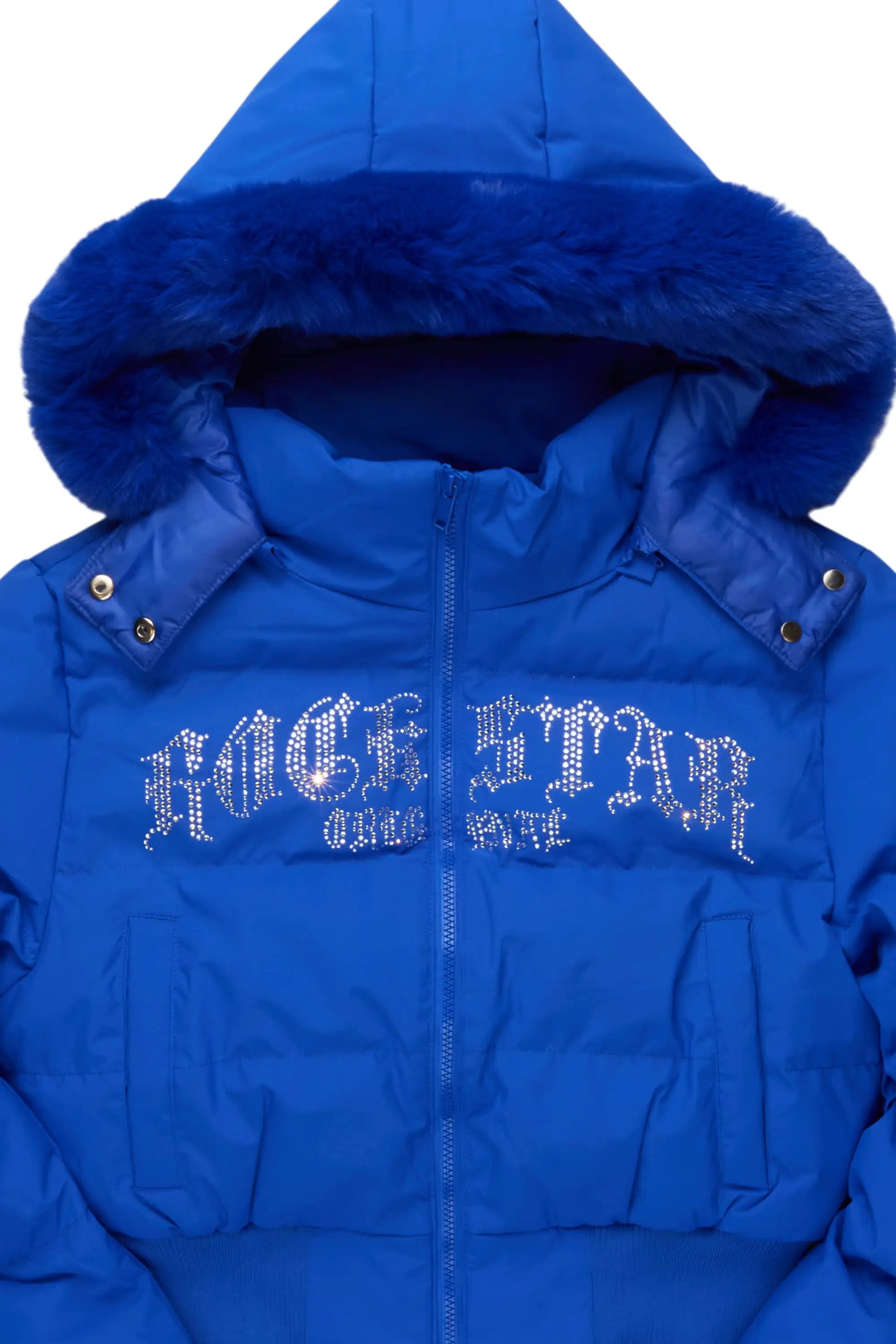 Rosa Royal Blue Puffer Jacket