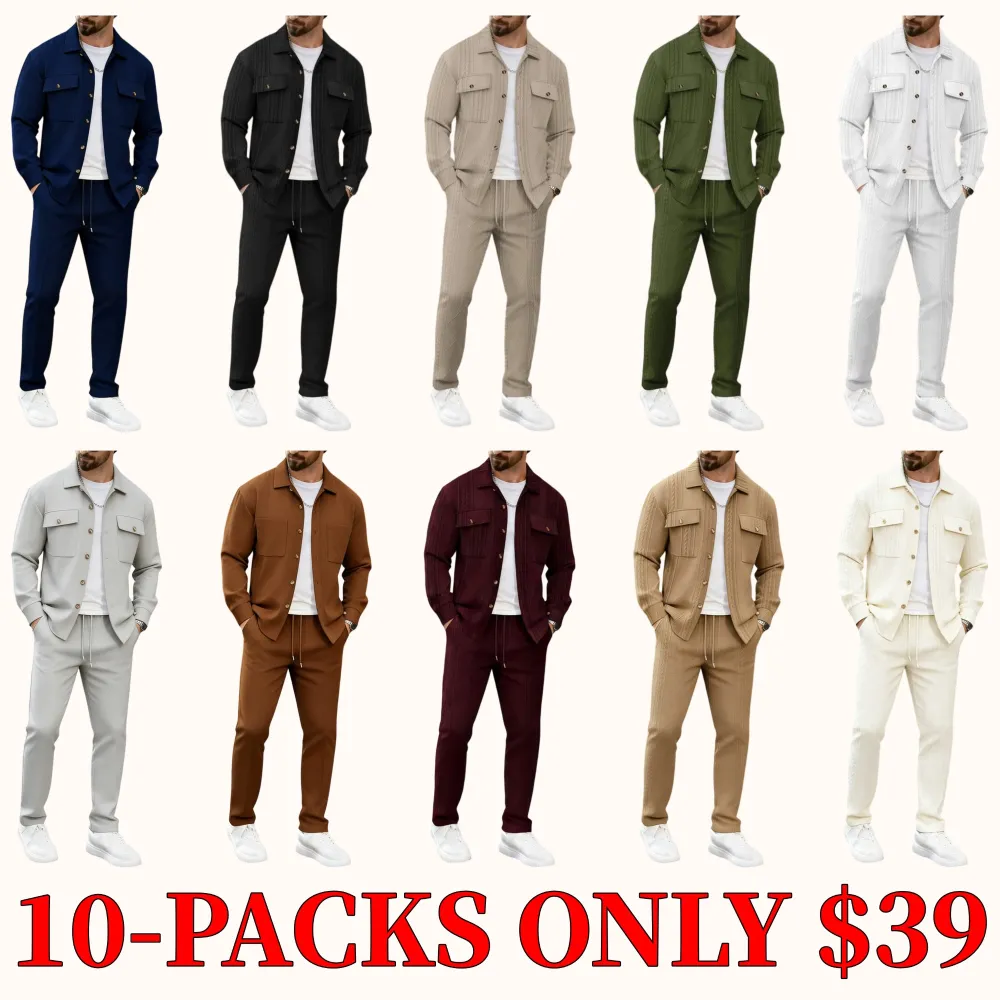 Men's new winter suit set