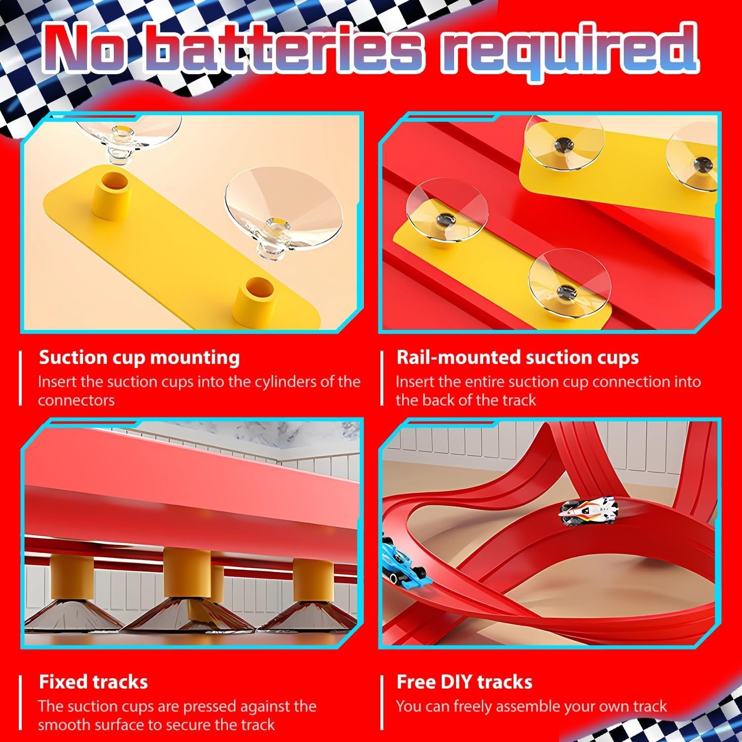 🏆Flash Sale⚡🎄🎁 2025 Christmas Surprise Gift: DIY Flexible Racing Track Toy 🚗✨