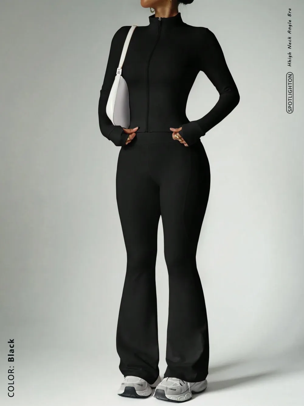 Women's Street Style 2-Piece Bodycon Activewear Set