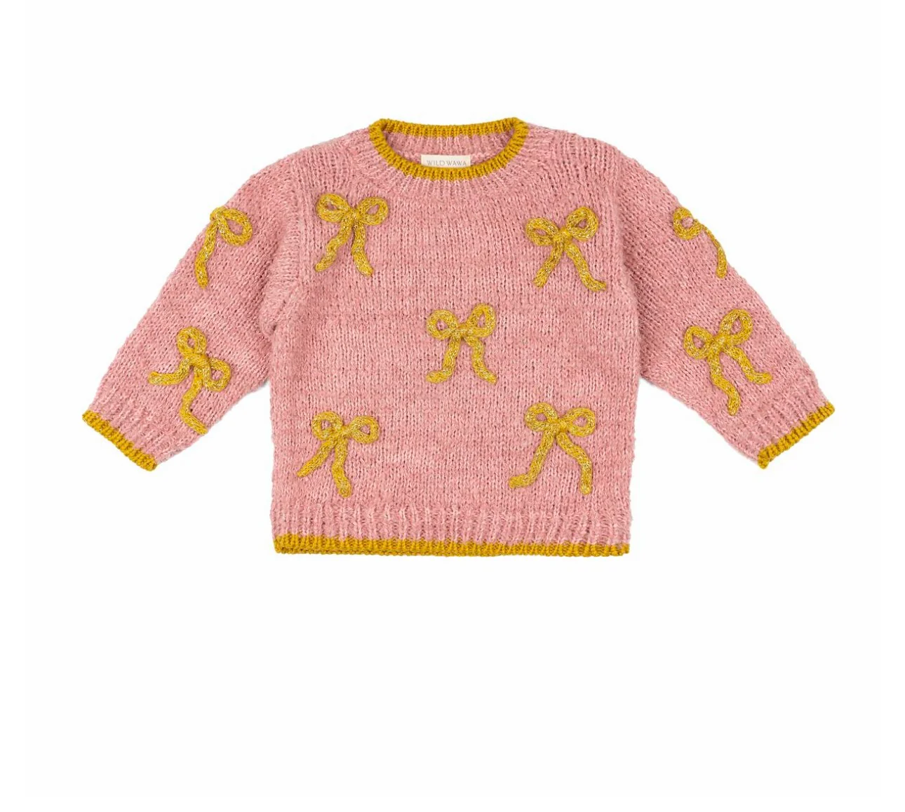 Bow Sweater- Rosewood