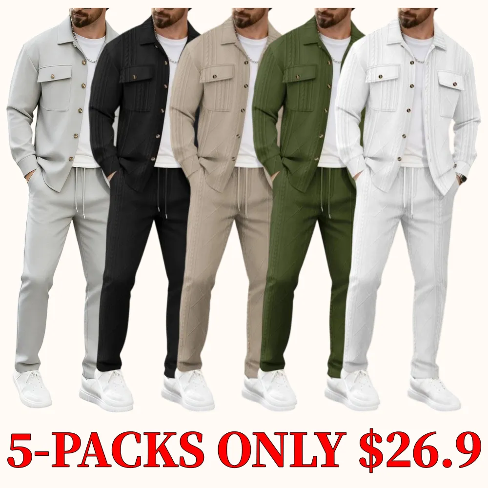 Men's new winter suit set