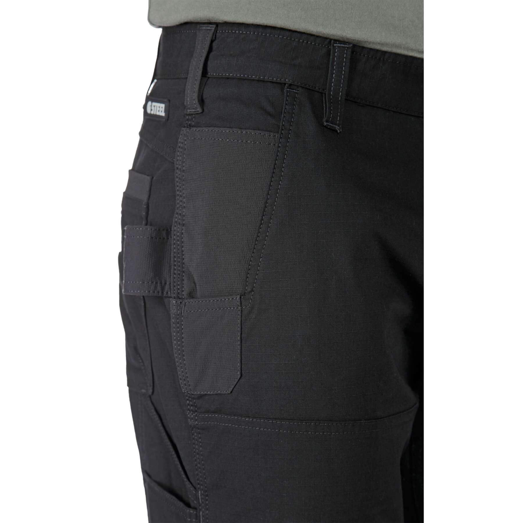 CHT Steel Straight Fit Rugged Flex Double-Front Ripstop Trousers 105075