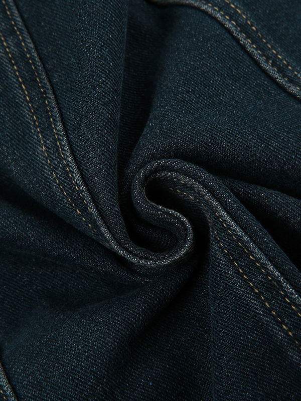 Patchwork Vintage Denim Skirt