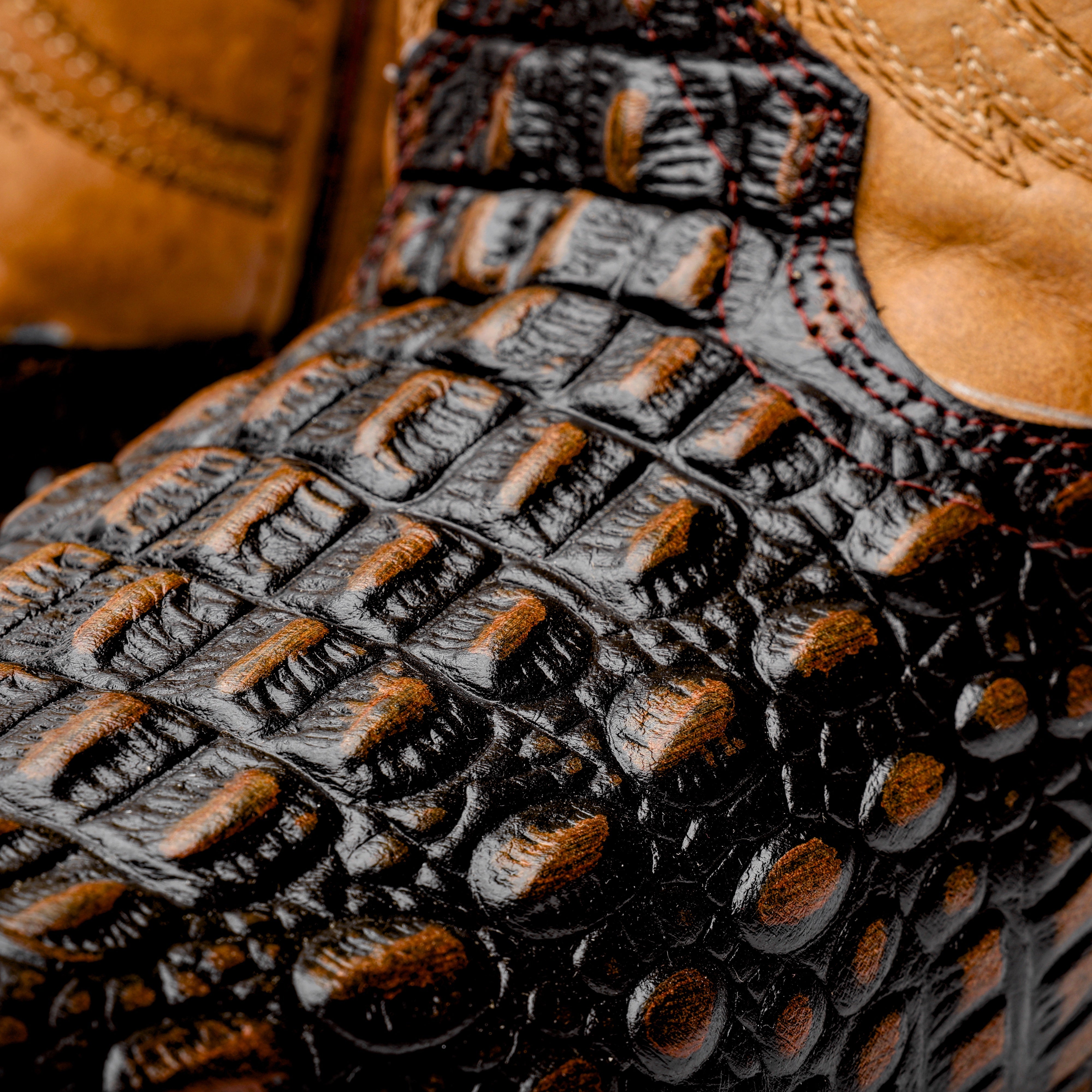 Caiman Hornback Leather Boots With 3D Lightweight Sole - Composite Toe