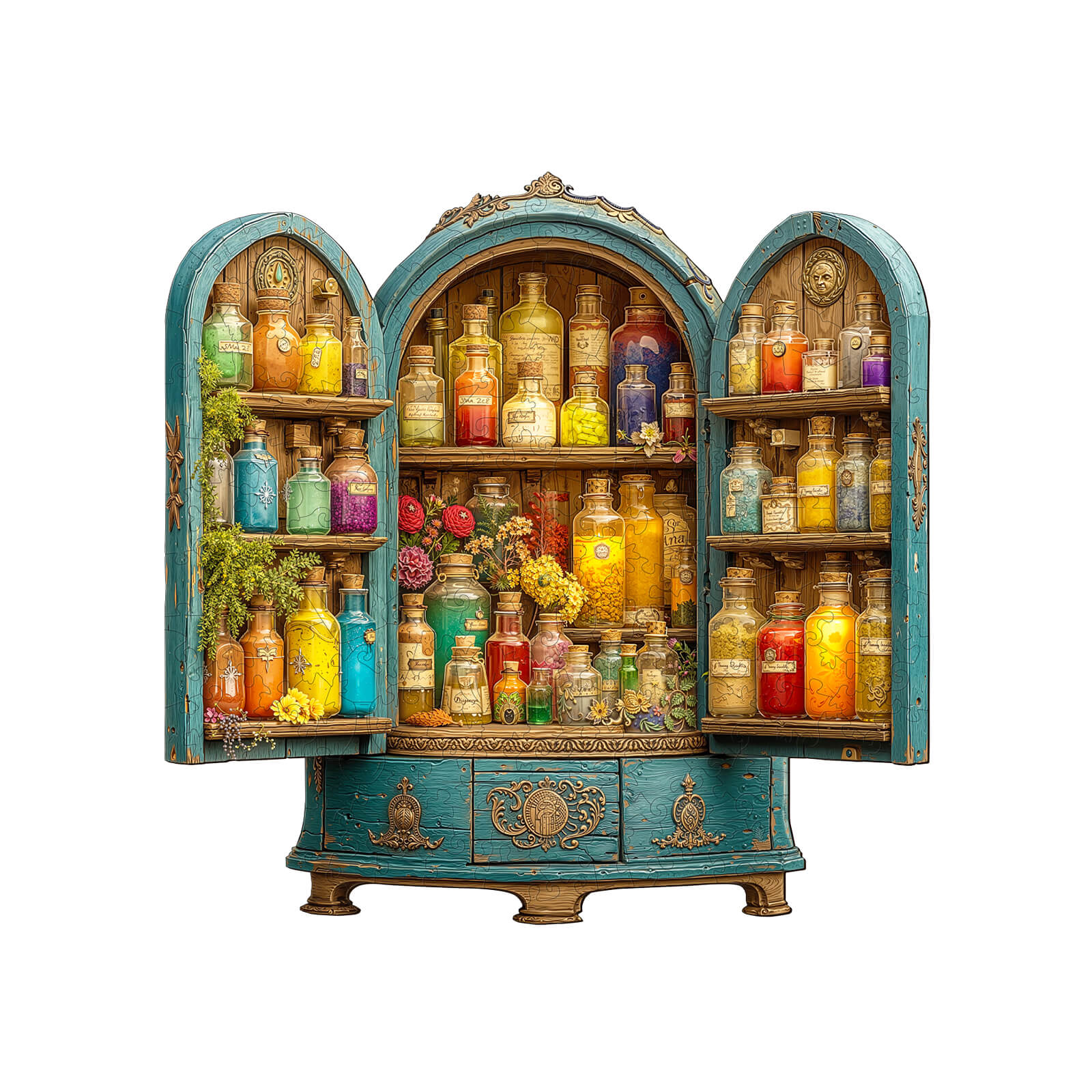 Magic Cabinet Wooden Jigsaw Puzzle
