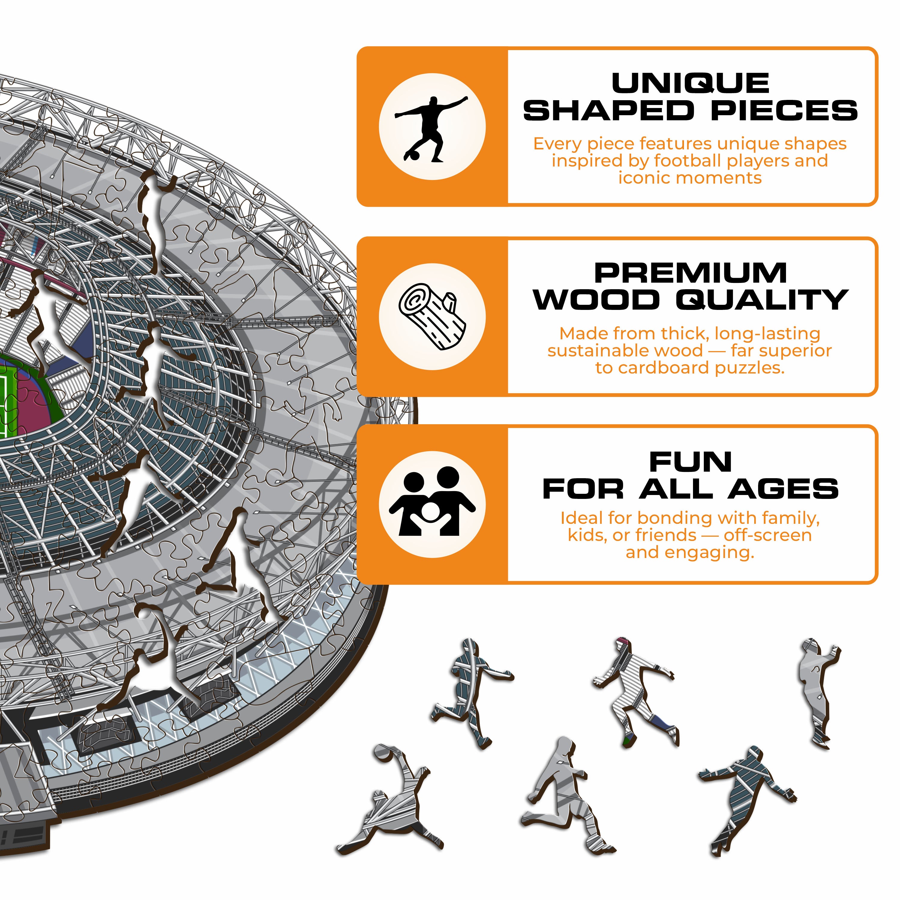 West Ham United FC® Stadium - Wooden Puzzle