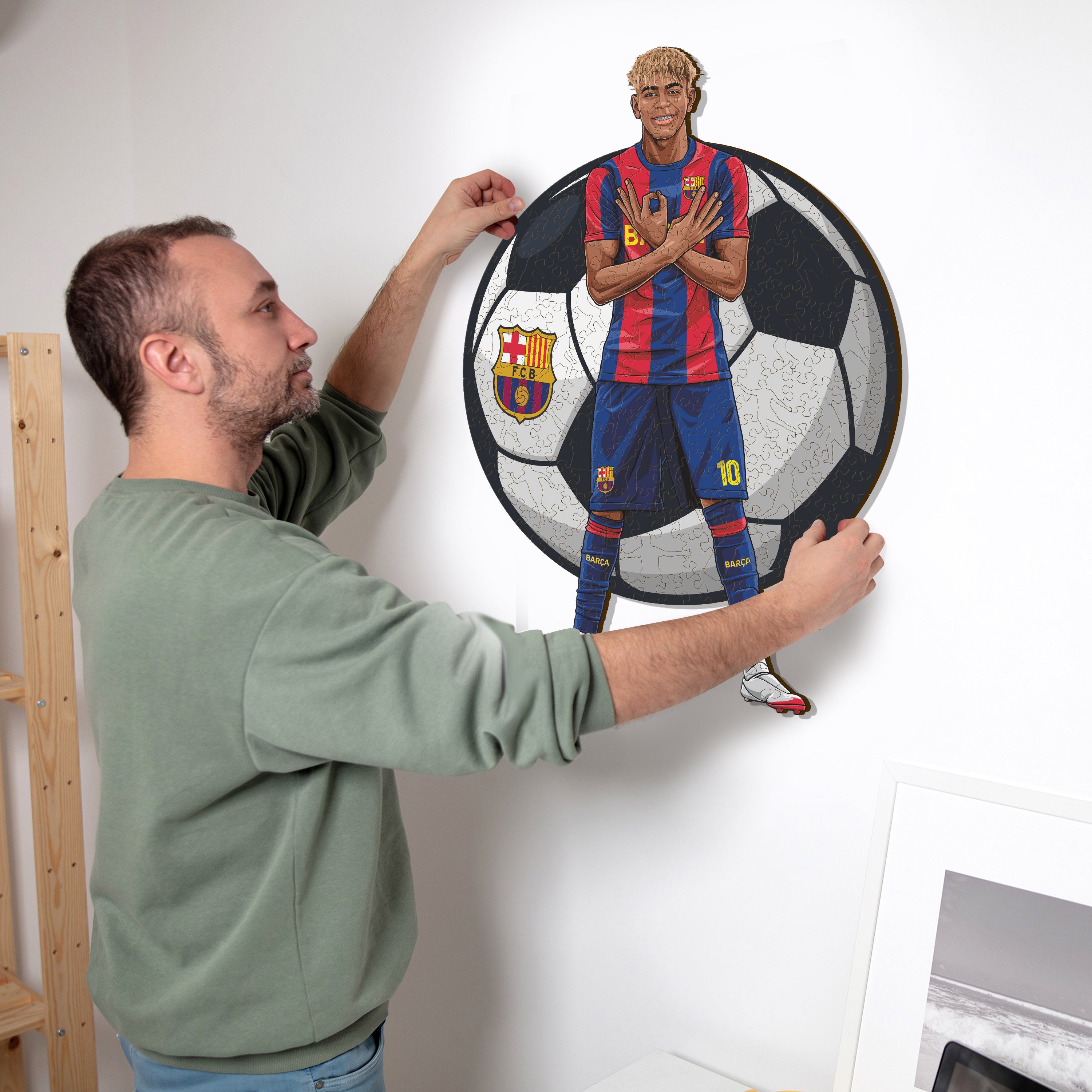 Lamine Yamal - Wooden Puzzle